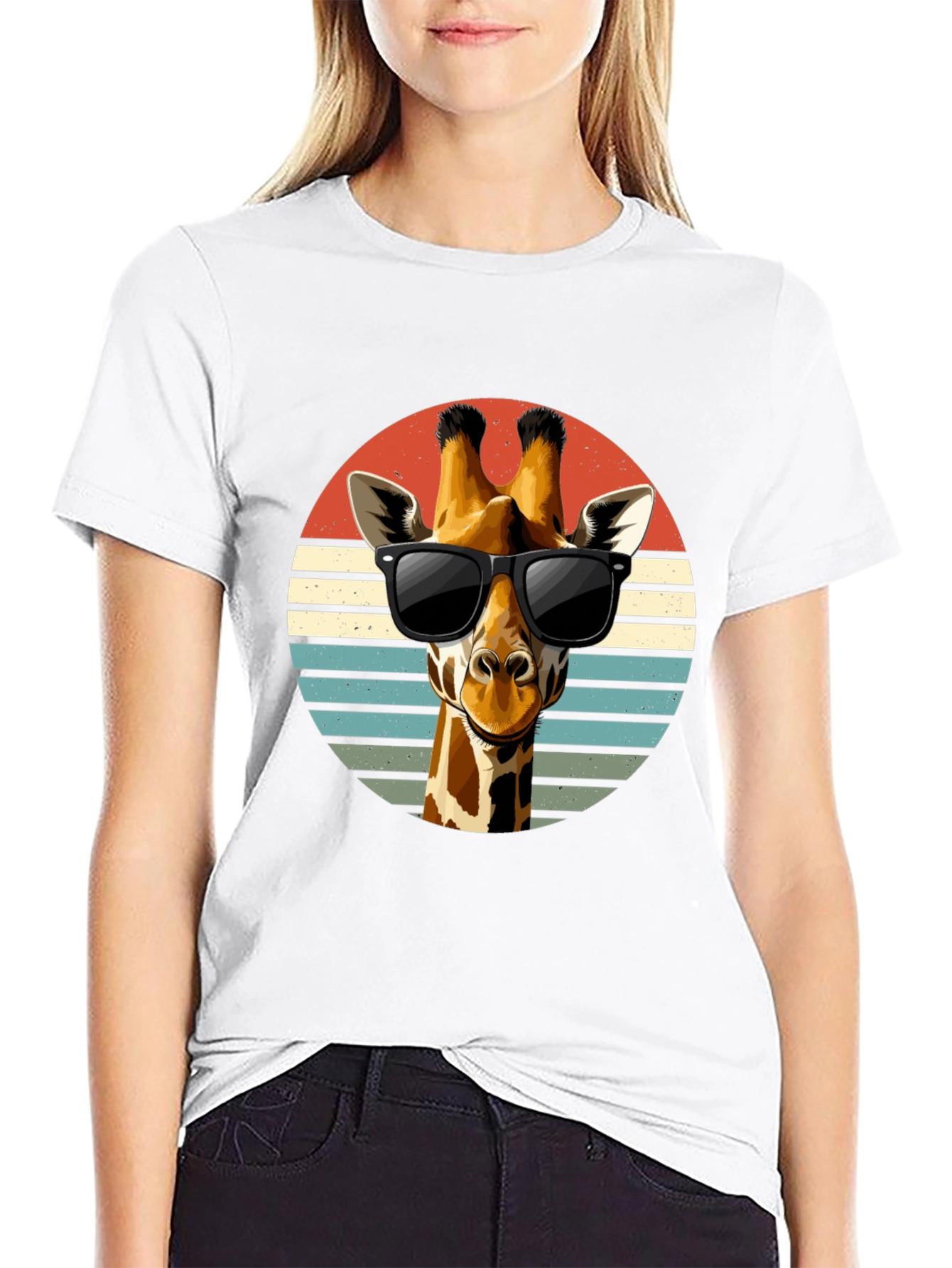 Cool Giraffe Graphic Tee