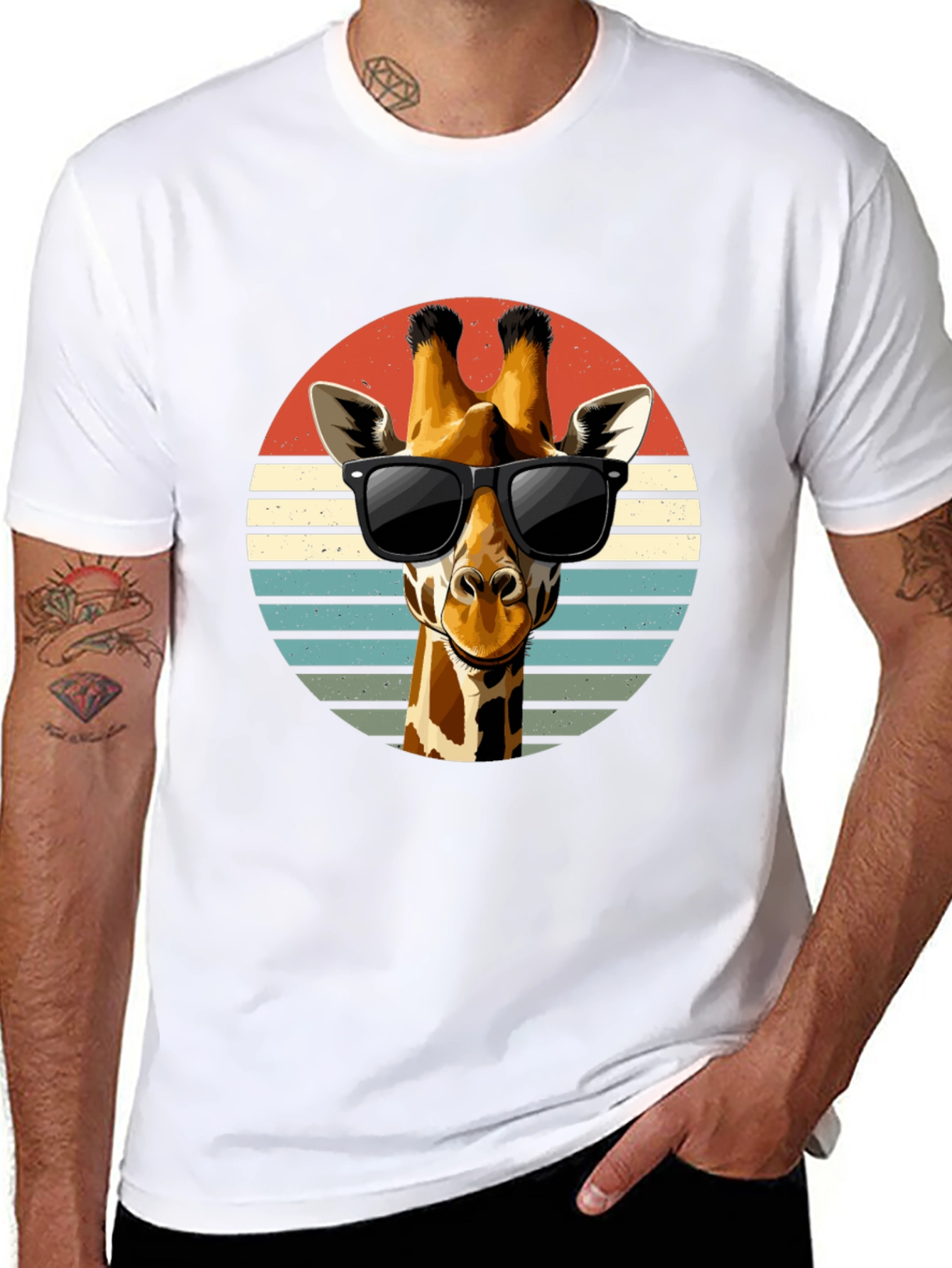 Cool Giraffe Graphic Tee