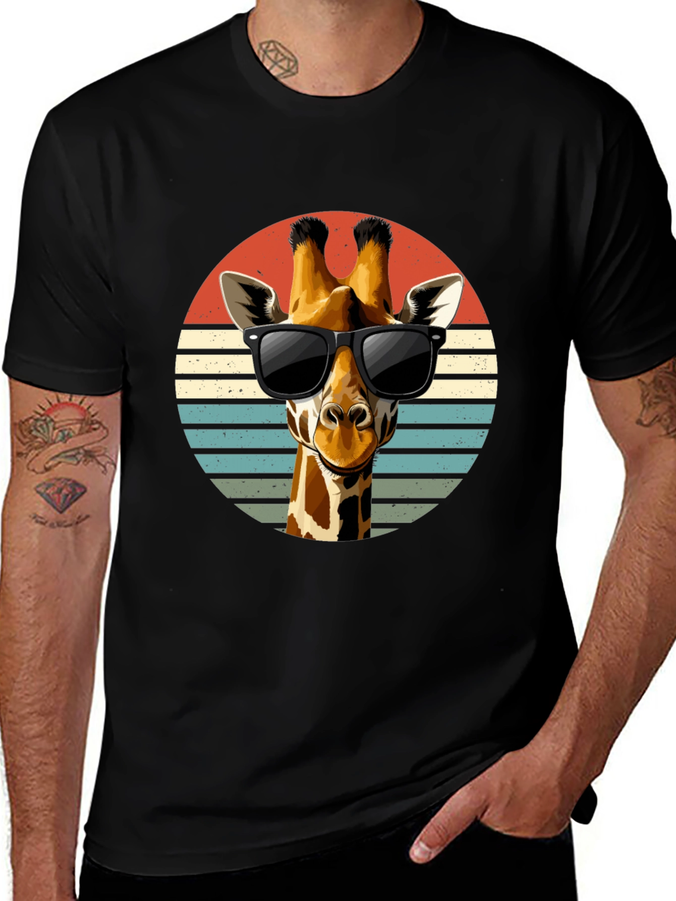 Cool Giraffe Graphic Tee