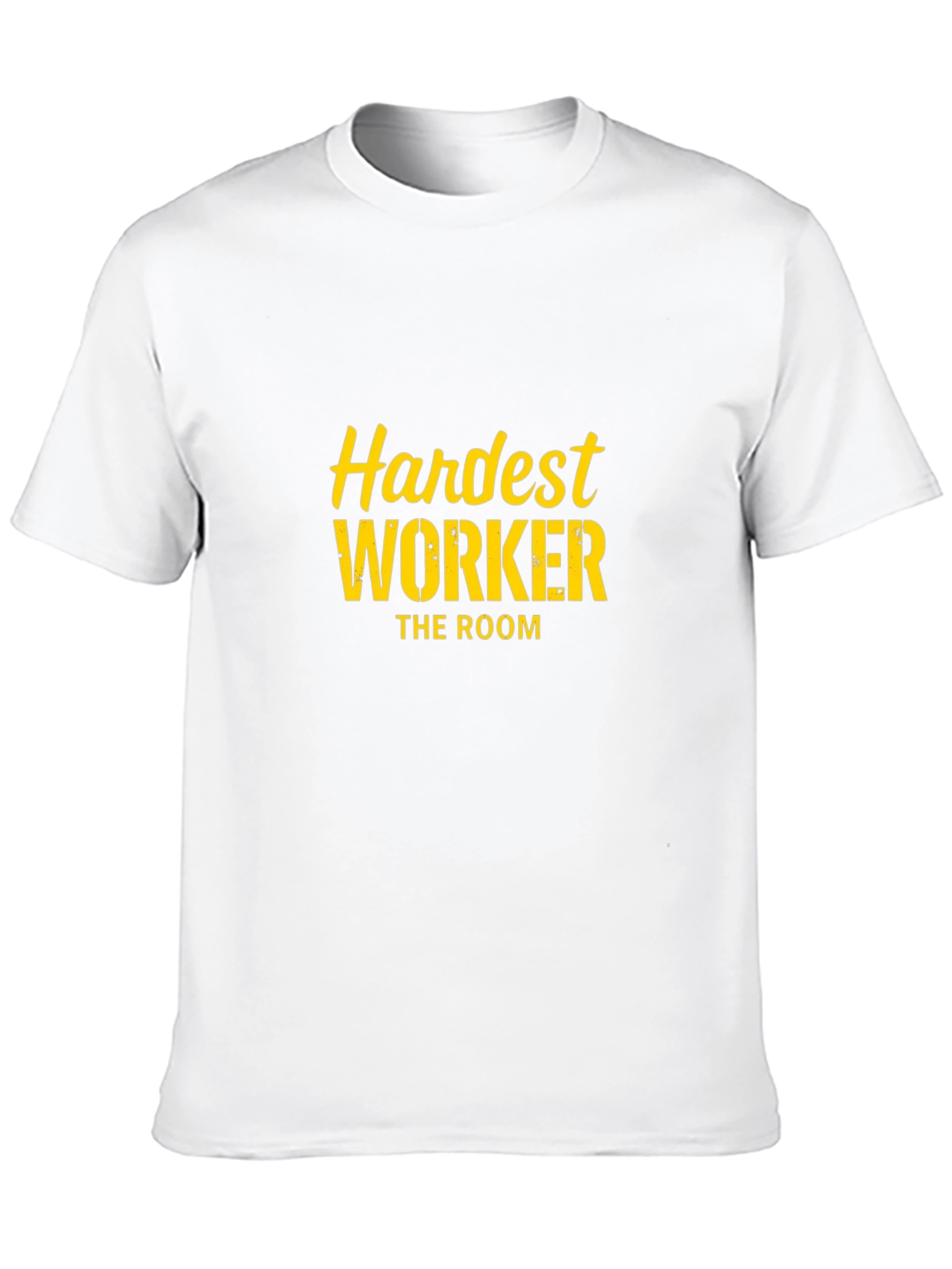 Hardest Worker T-Shirt: Black Graphic Tee
