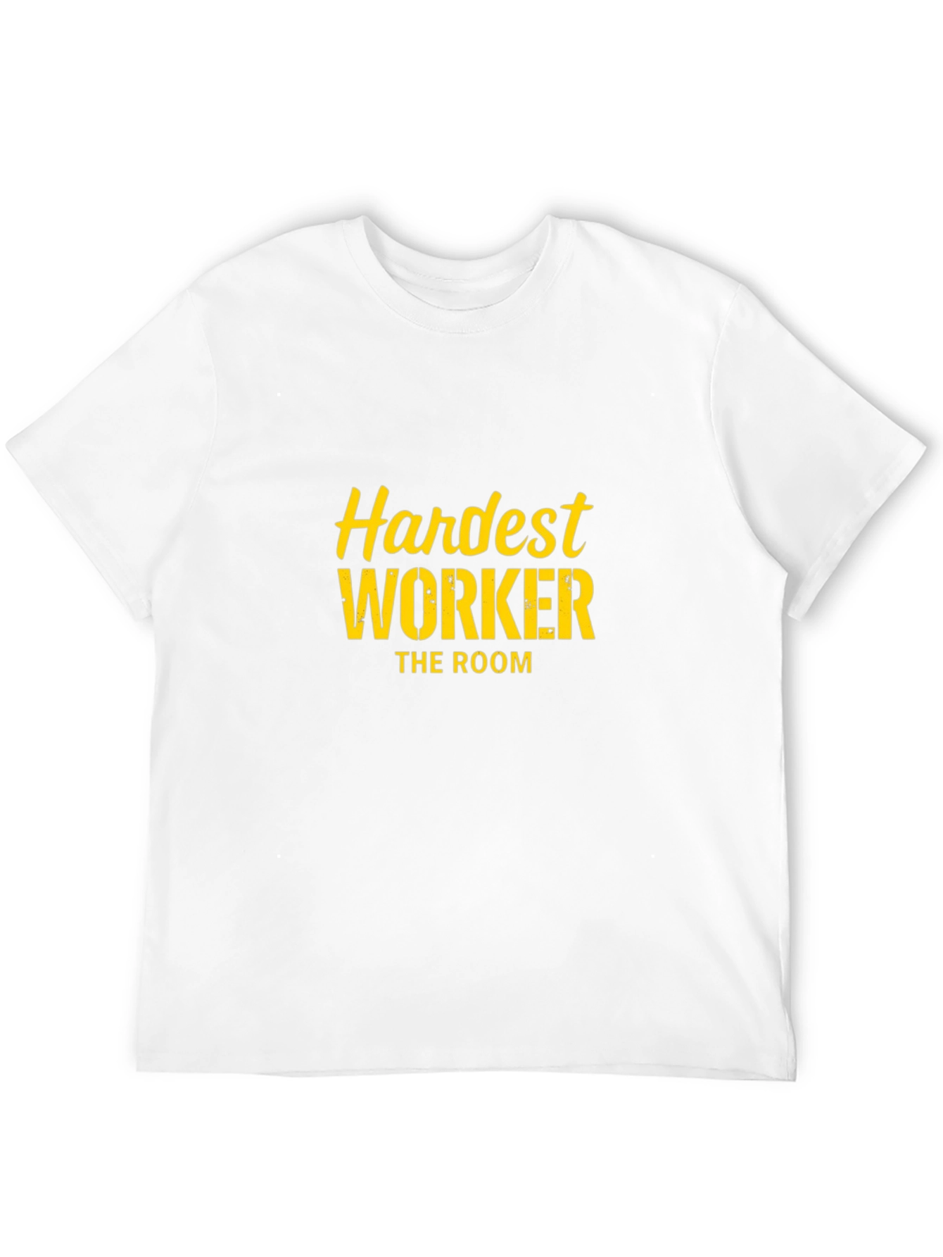 Hardest Worker T-Shirt: Black Graphic Tee