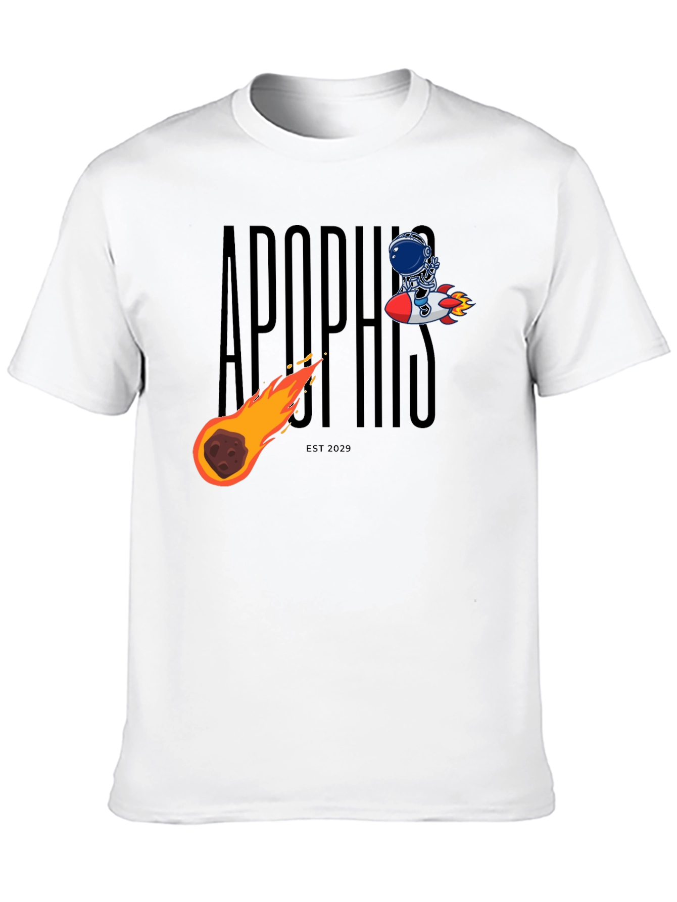 Apophis Asteroid Collision T-Shirt - Space & Sci-Fi Design