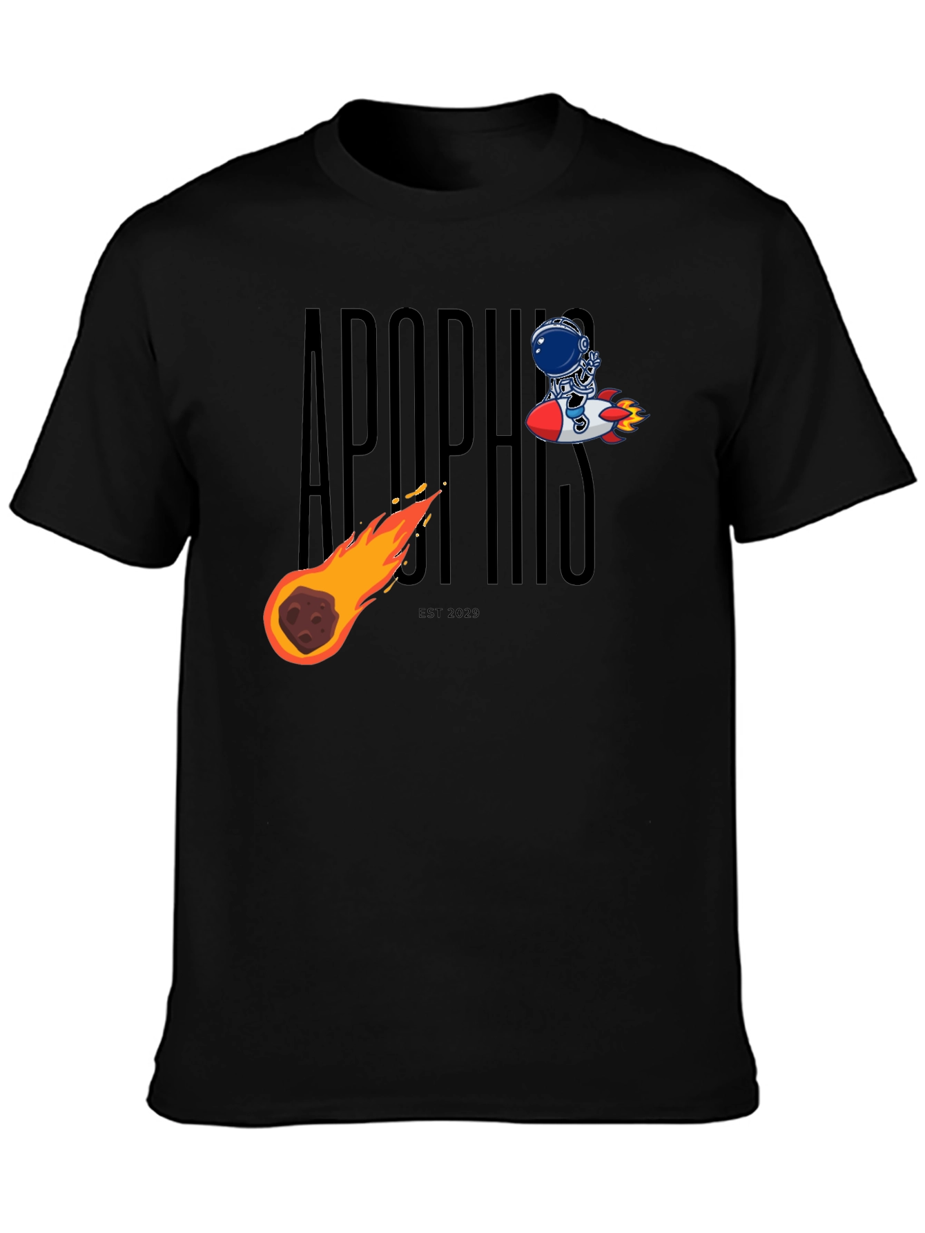 Apophis Asteroid Collision T-Shirt - Space & Sci-Fi Design