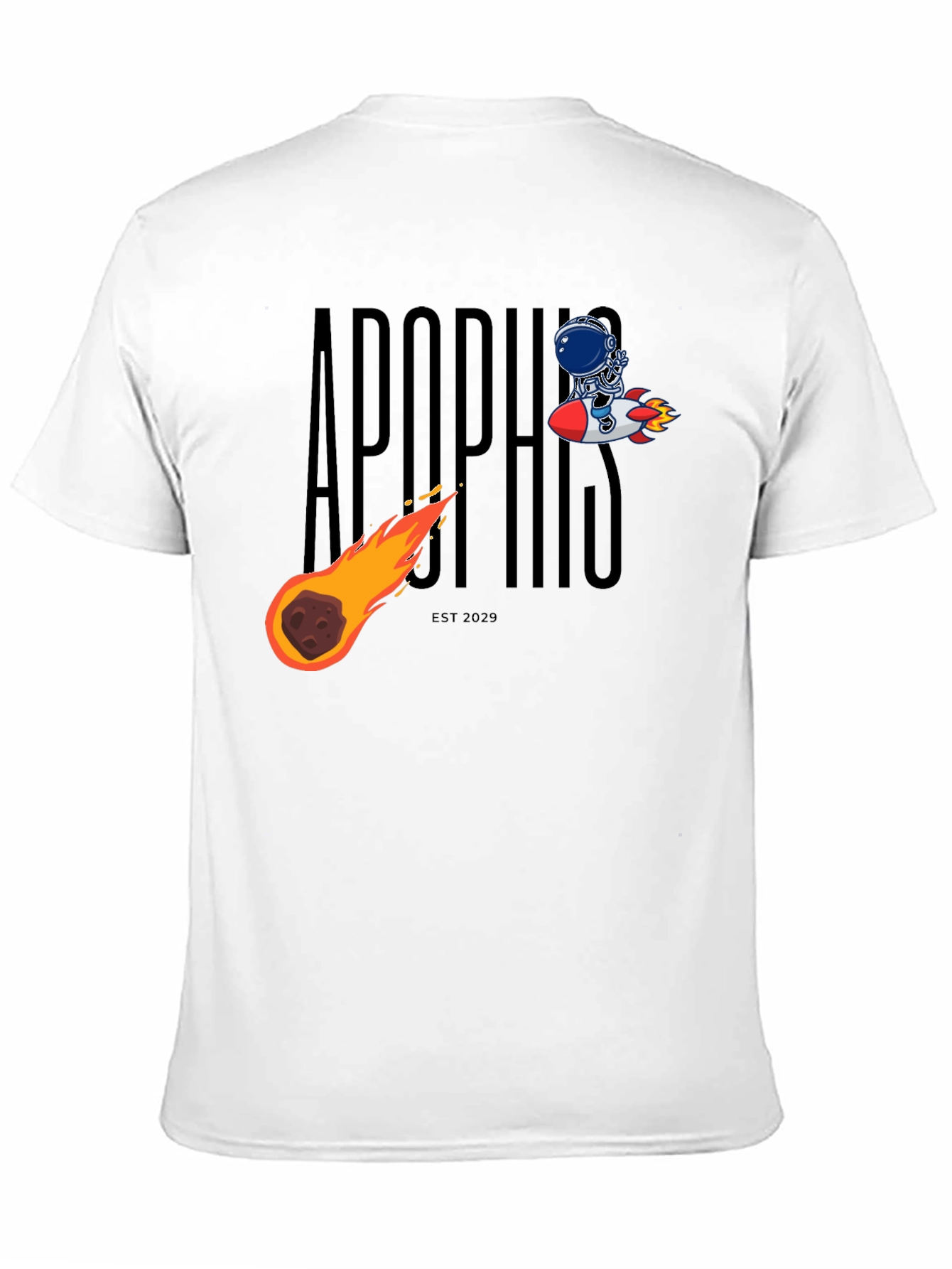 Apophis Asteroid Collision T-Shirt - Space & Sci-Fi Design