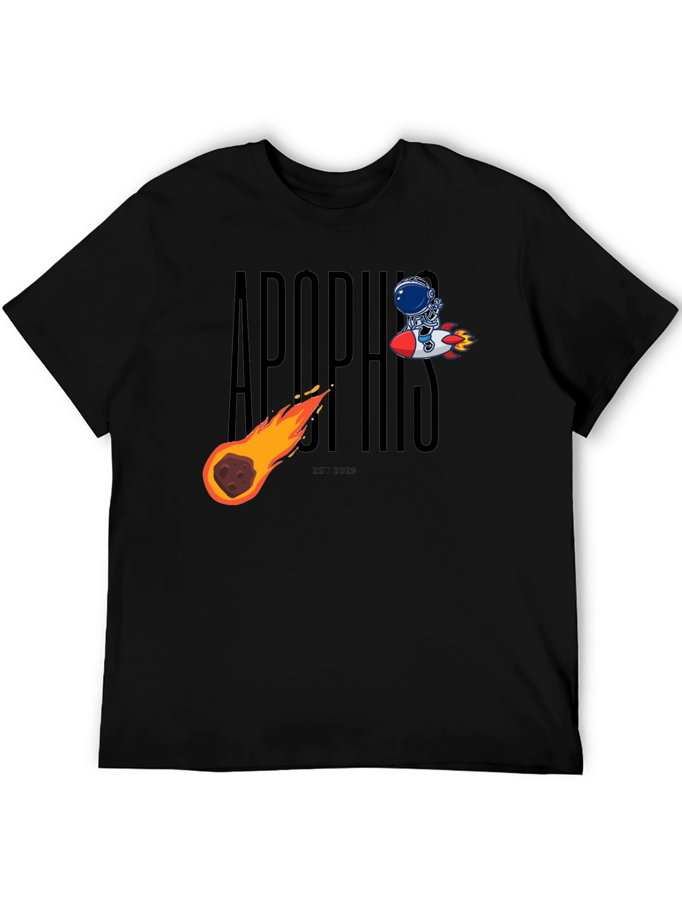 Apophis Asteroid Collision T-Shirt - Space & Sci-Fi Design