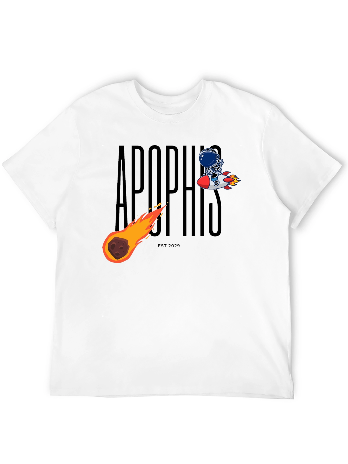 Apophis Asteroid Collision T-Shirt - Space & Sci-Fi Design
