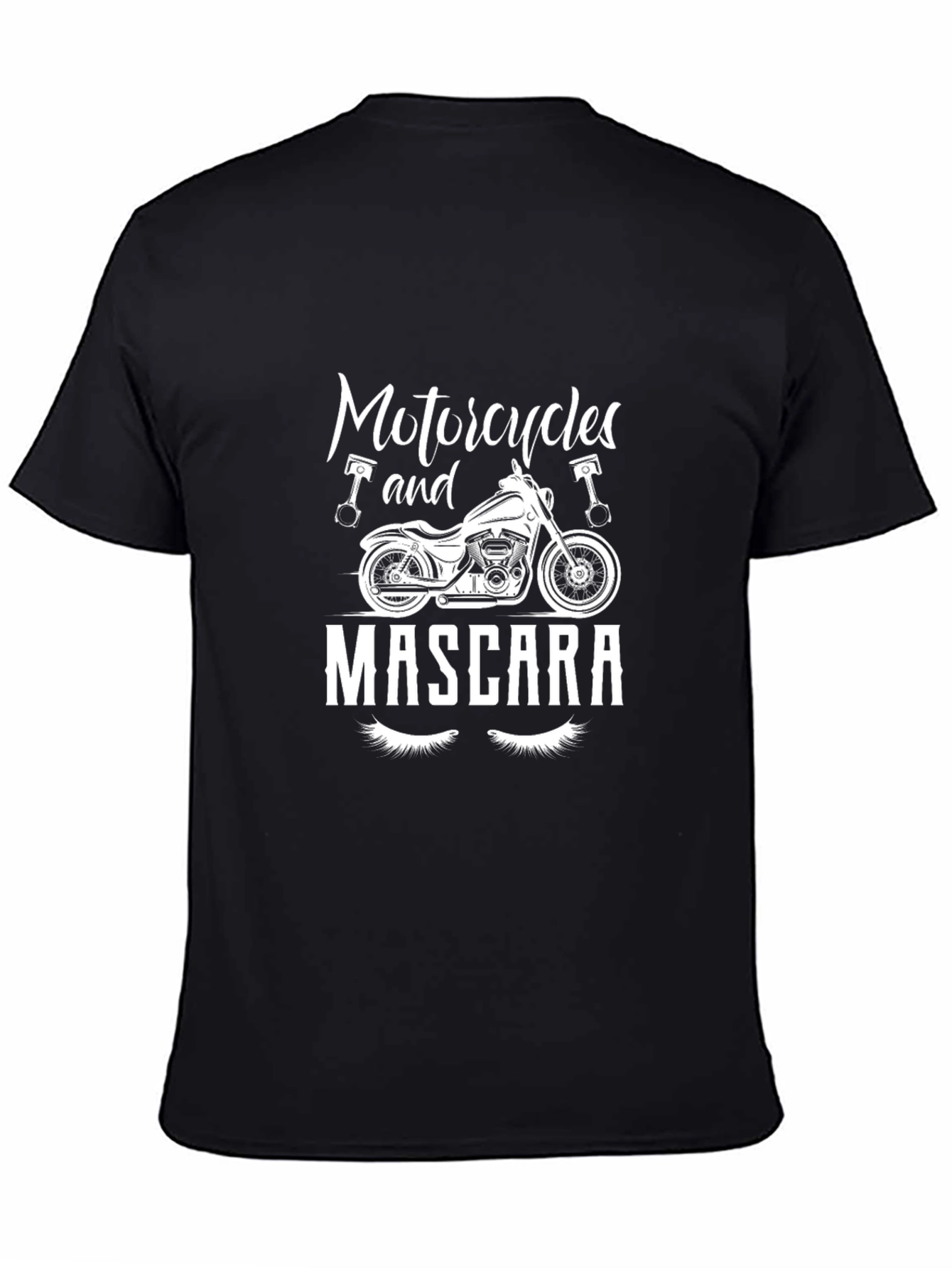 Motorcycles & Mascara Graphic T-Shirt