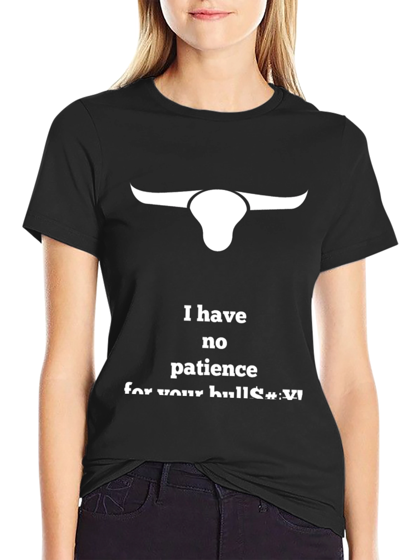 I Have No Patience Bull T-Shirt