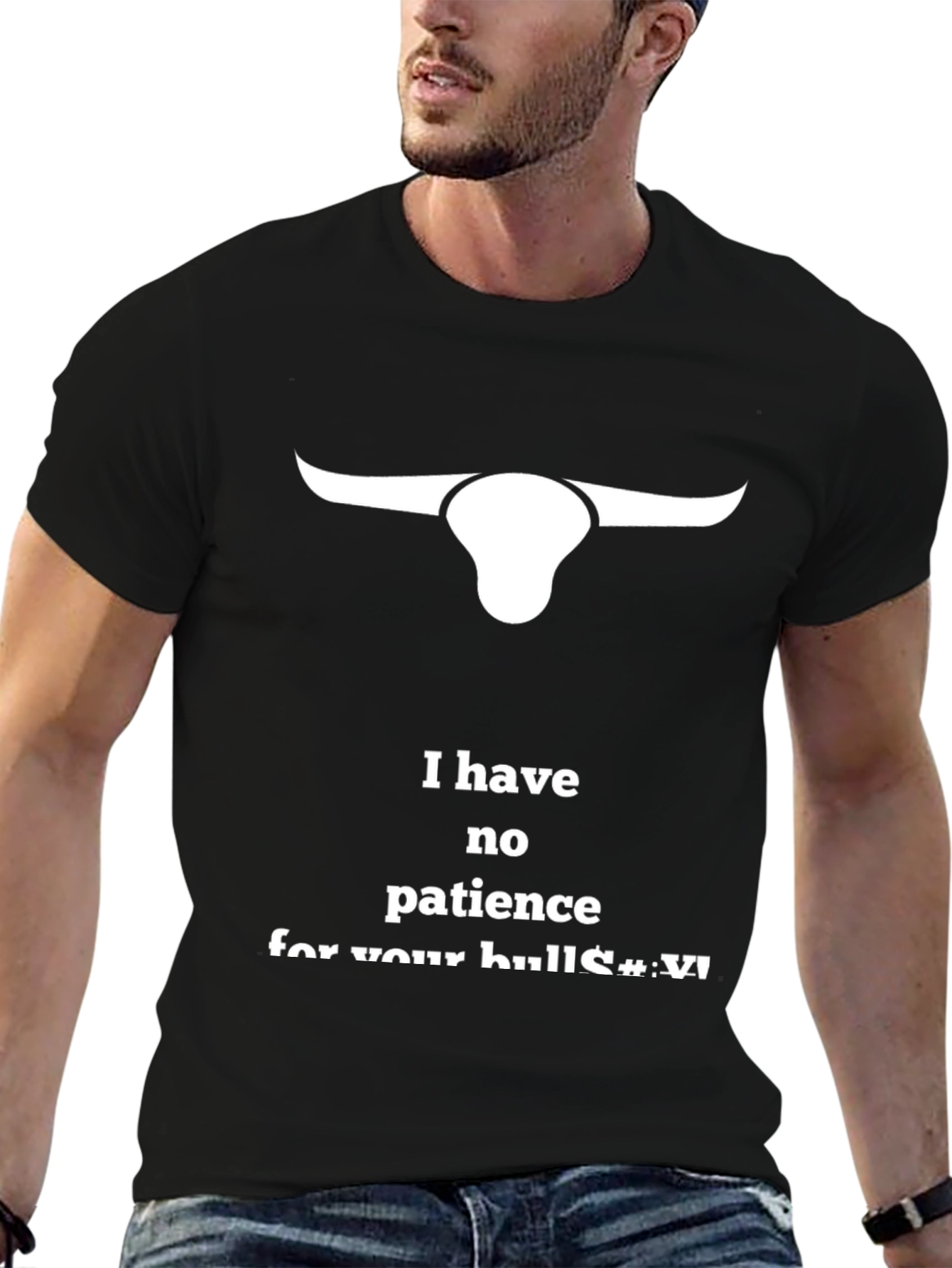 I Have No Patience Bull T-Shirt