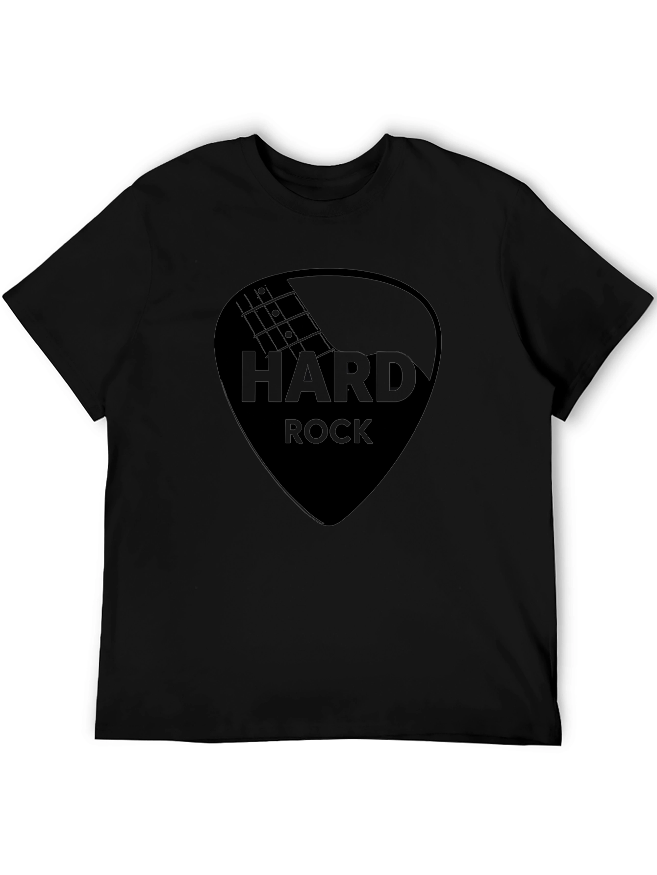 Hard Rock Black Graphic Tee - Classic Rocker Style