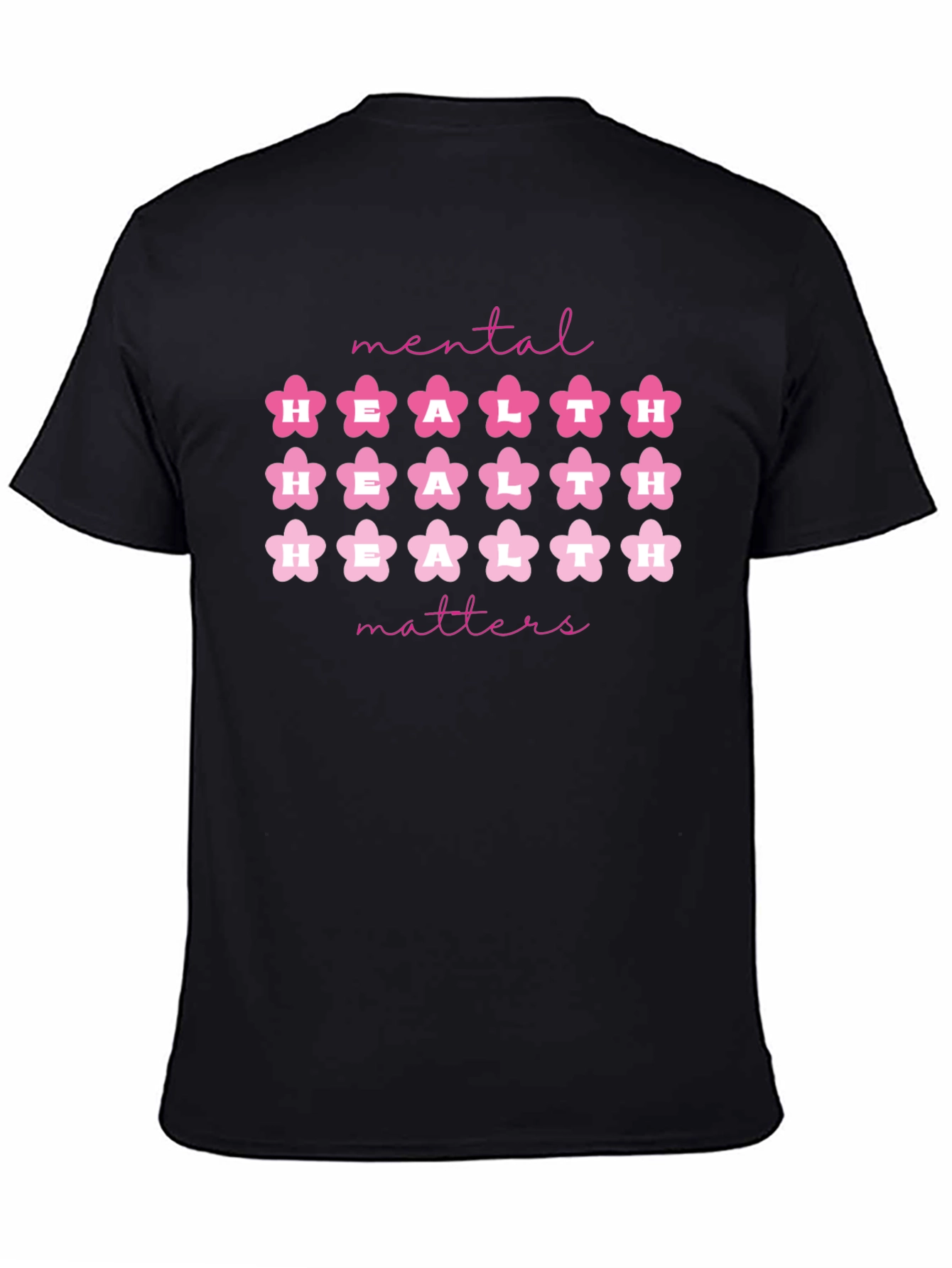 Mental Health Matters Floral Graphic T-Shirt