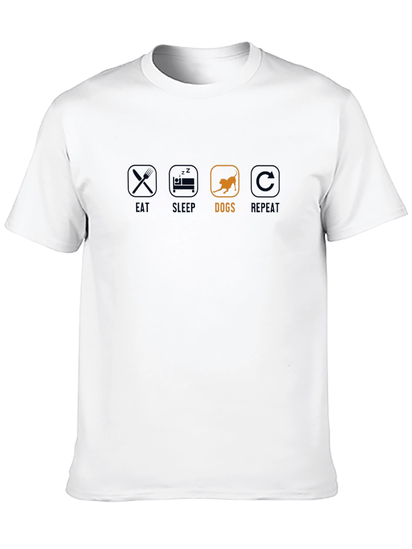 Eat Sleep Dogs Repeat T-Shirt