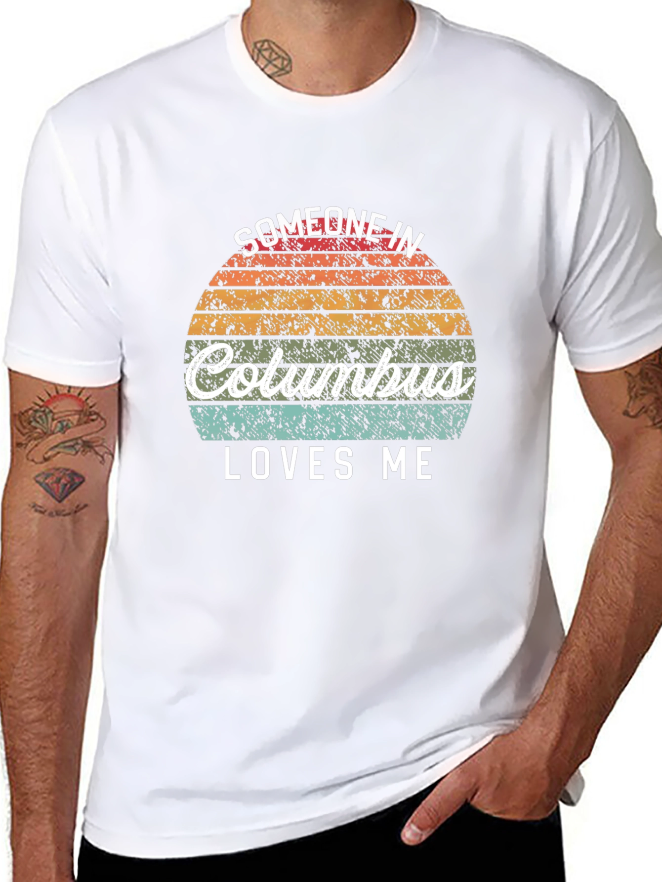 Columbus Loves Me Graphic T-Shirt