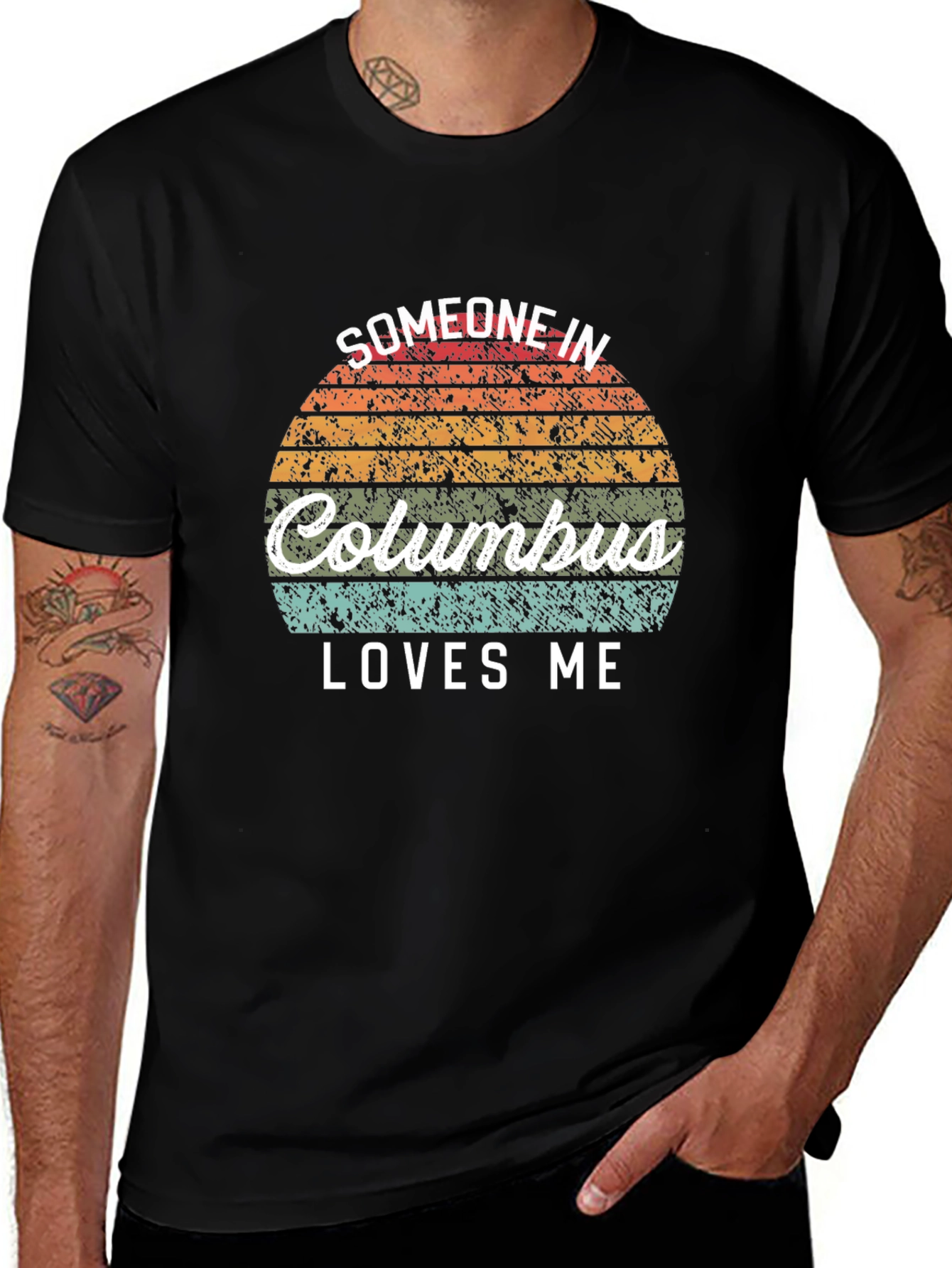 Columbus Loves Me Graphic T-Shirt