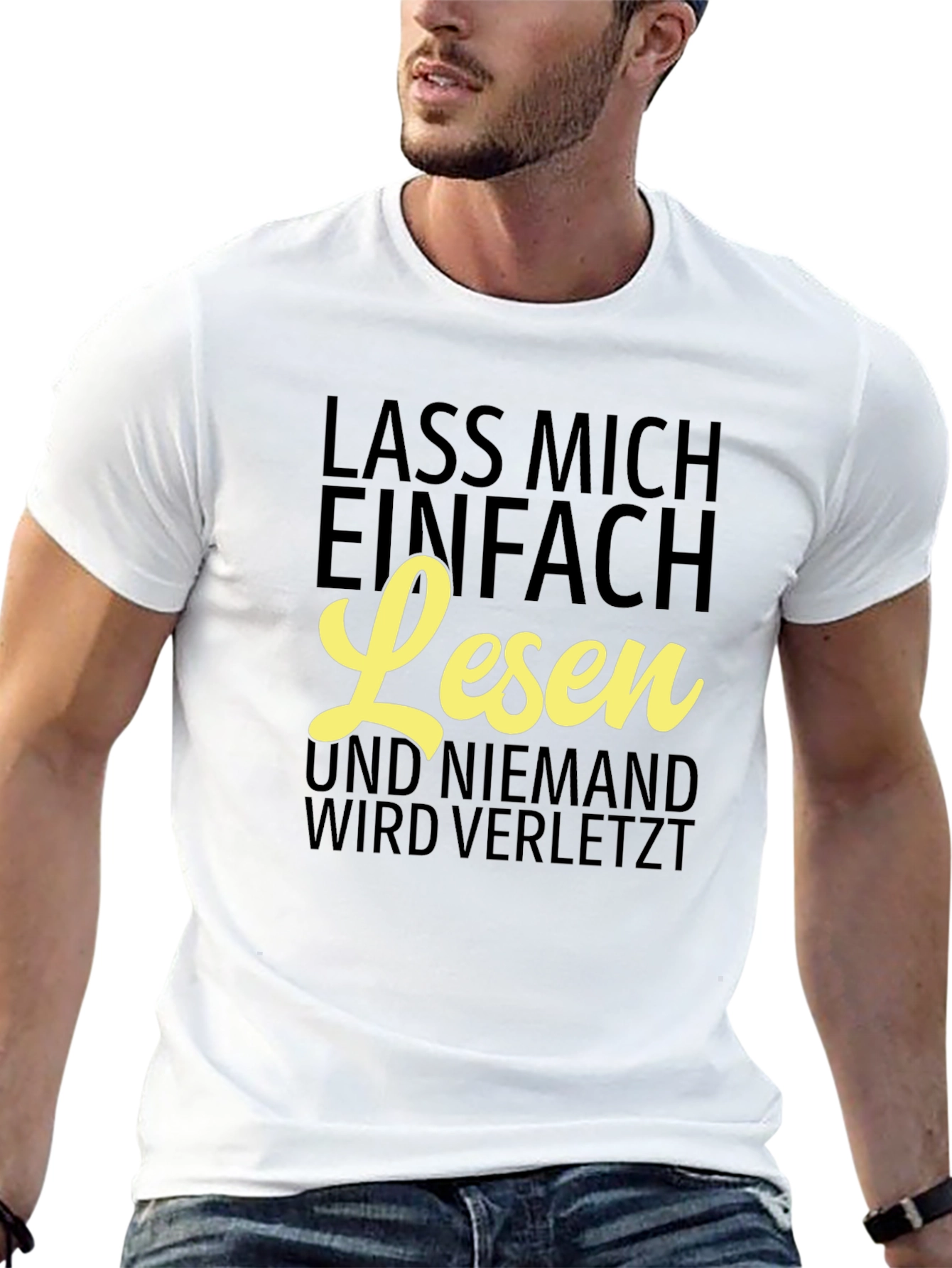 Lass Mich Einfach Lesen T-Shirt - Funny Reader Tee
