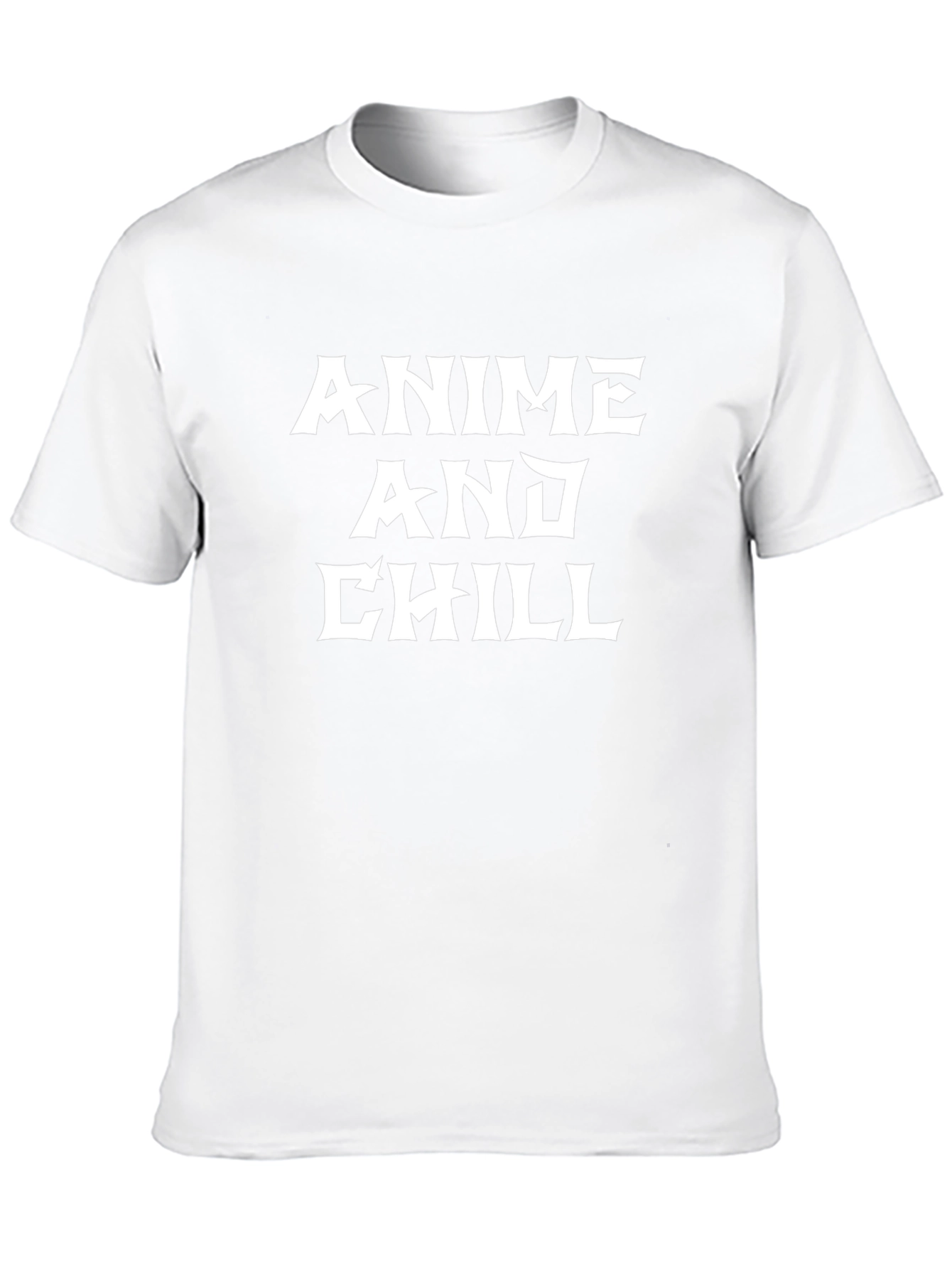 Anime and Chill Graphic Tee - Stylish Black T-Shirt