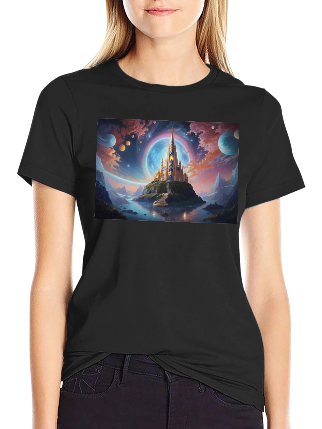 Fantasy Castle Graphic Tee