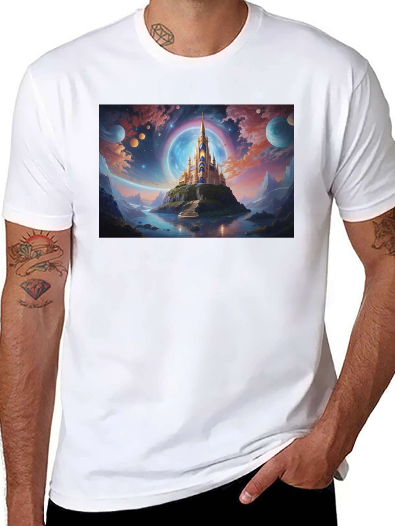 Fantasy Castle Graphic Tee