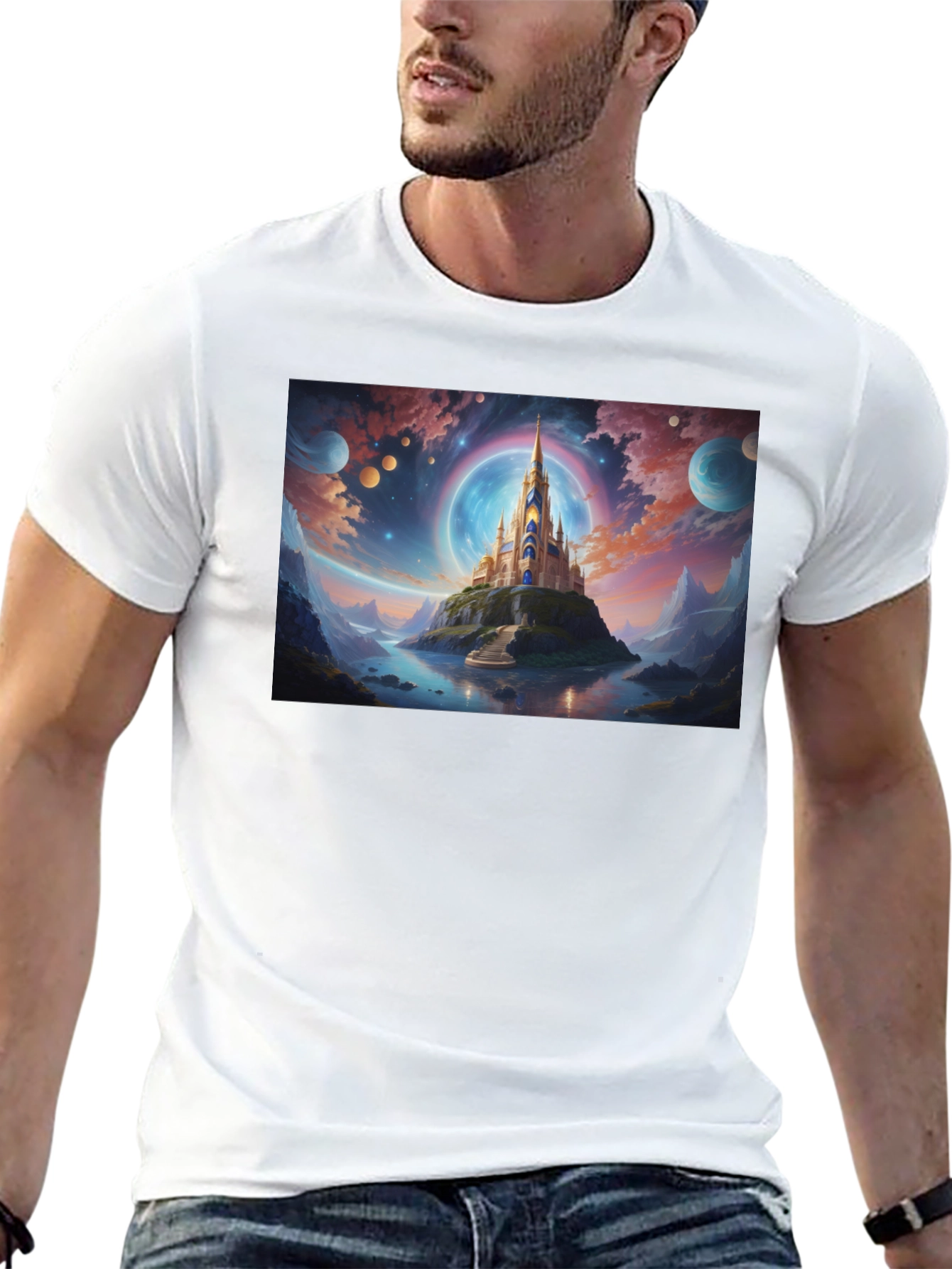 Fantasy Castle Graphic Tee