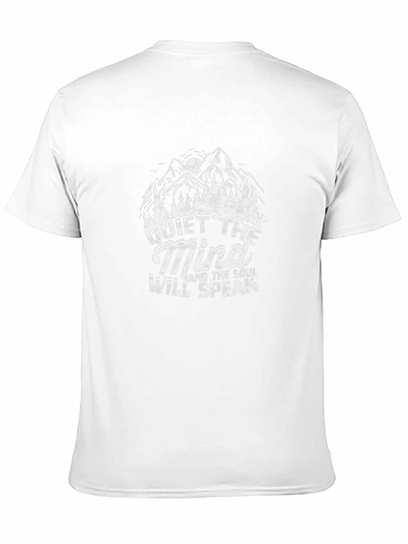 Quiet The Mind Graphic T-Shirt - Unisex Black Tee