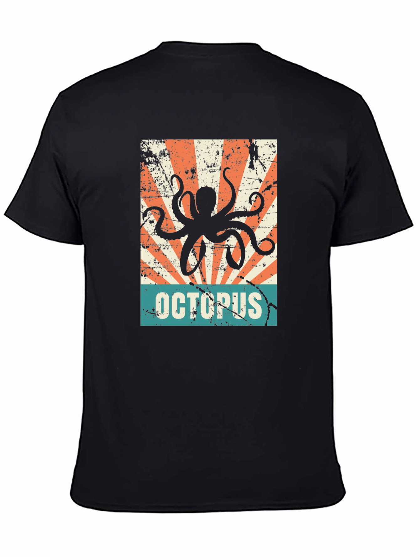 Retro Octopus Graphic T-Shirt