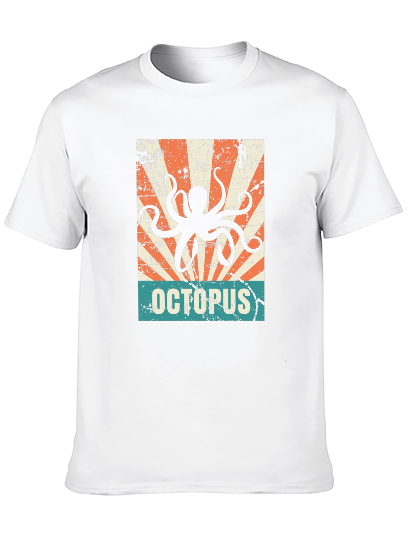 Retro Octopus Graphic T-Shirt