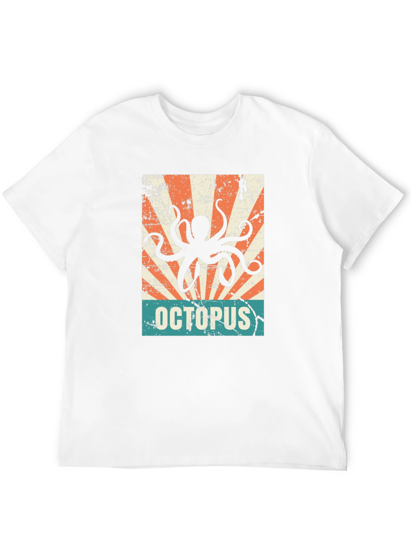 Retro Octopus Graphic T-Shirt