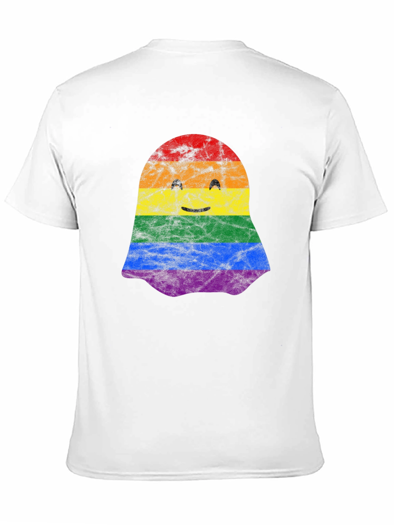 LGBTQ+ Pride Ghost T-Shirt - Cute Halloween Tee