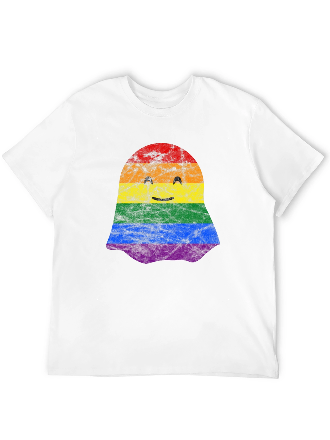 LGBTQ+ Pride Ghost T-Shirt - Cute Halloween Tee