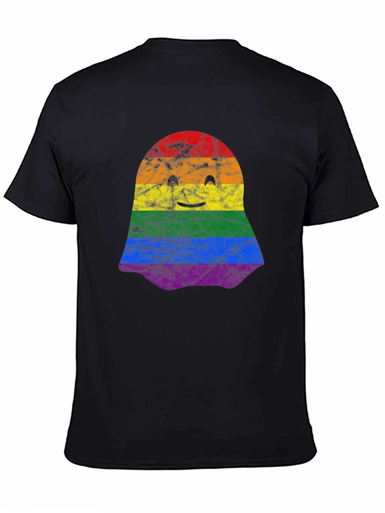 LGBTQ+ Pride Ghost T-Shirt - Cute Halloween Tee