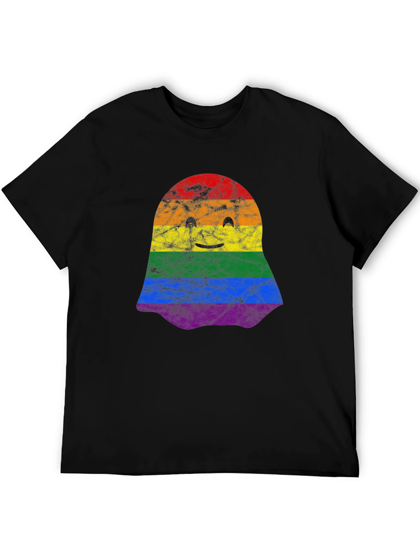 LGBTQ+ Pride Ghost T-Shirt - Cute Halloween Tee