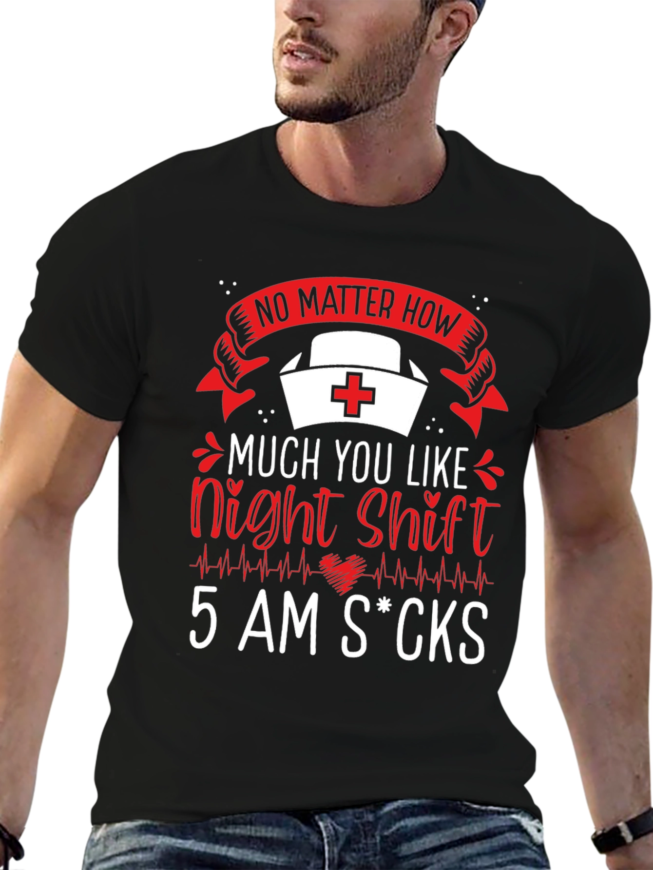 Night Shift Nurse Funny T-Shirt