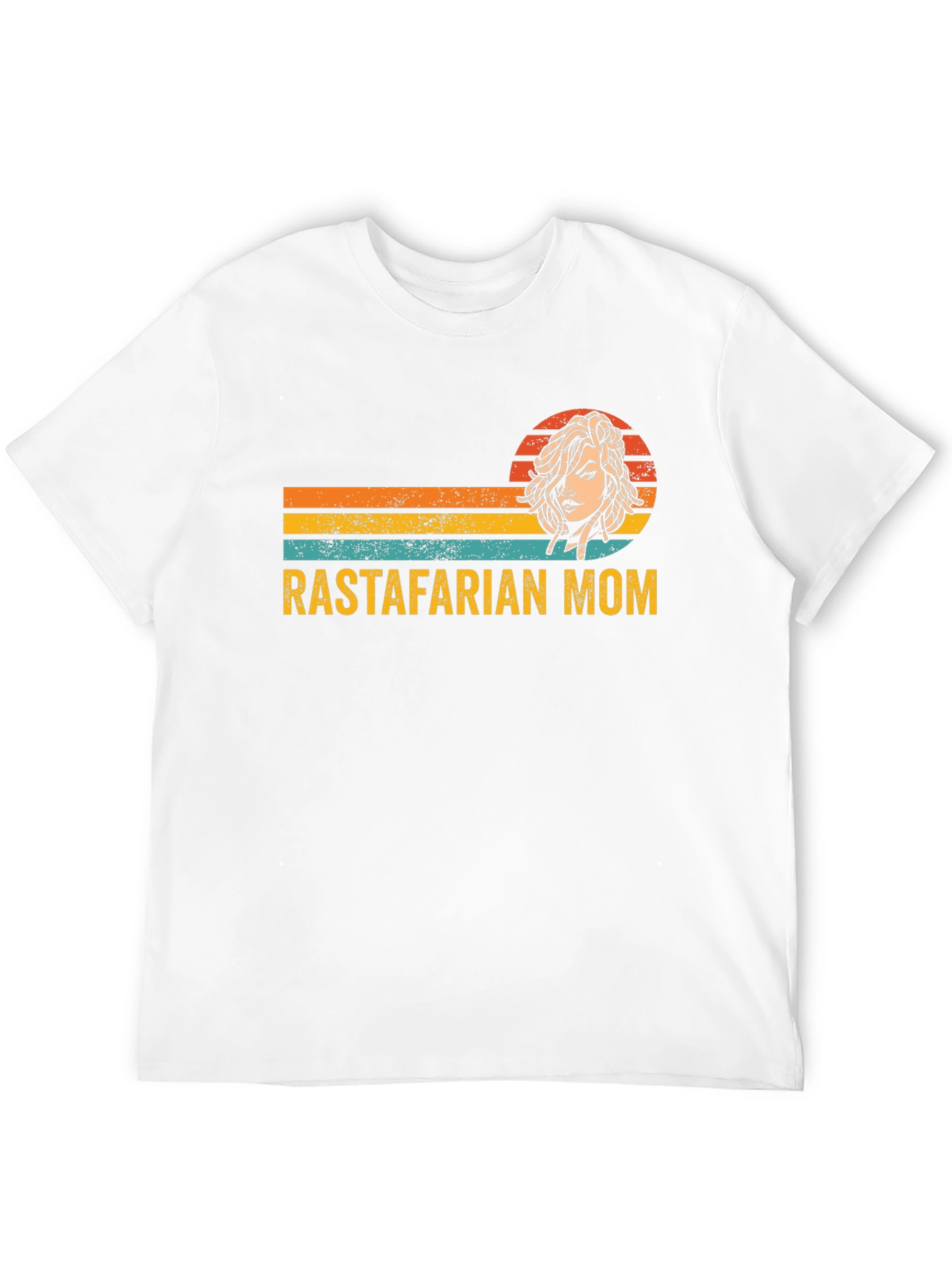 Rastafarian Mom Graphic Tee - Stylish & Unique