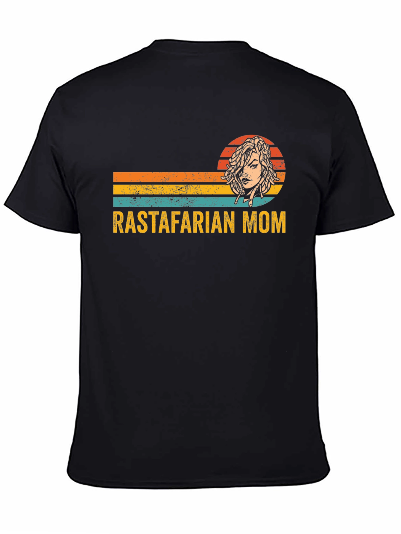 Rastafarian Mom Graphic Tee - Stylish & Unique