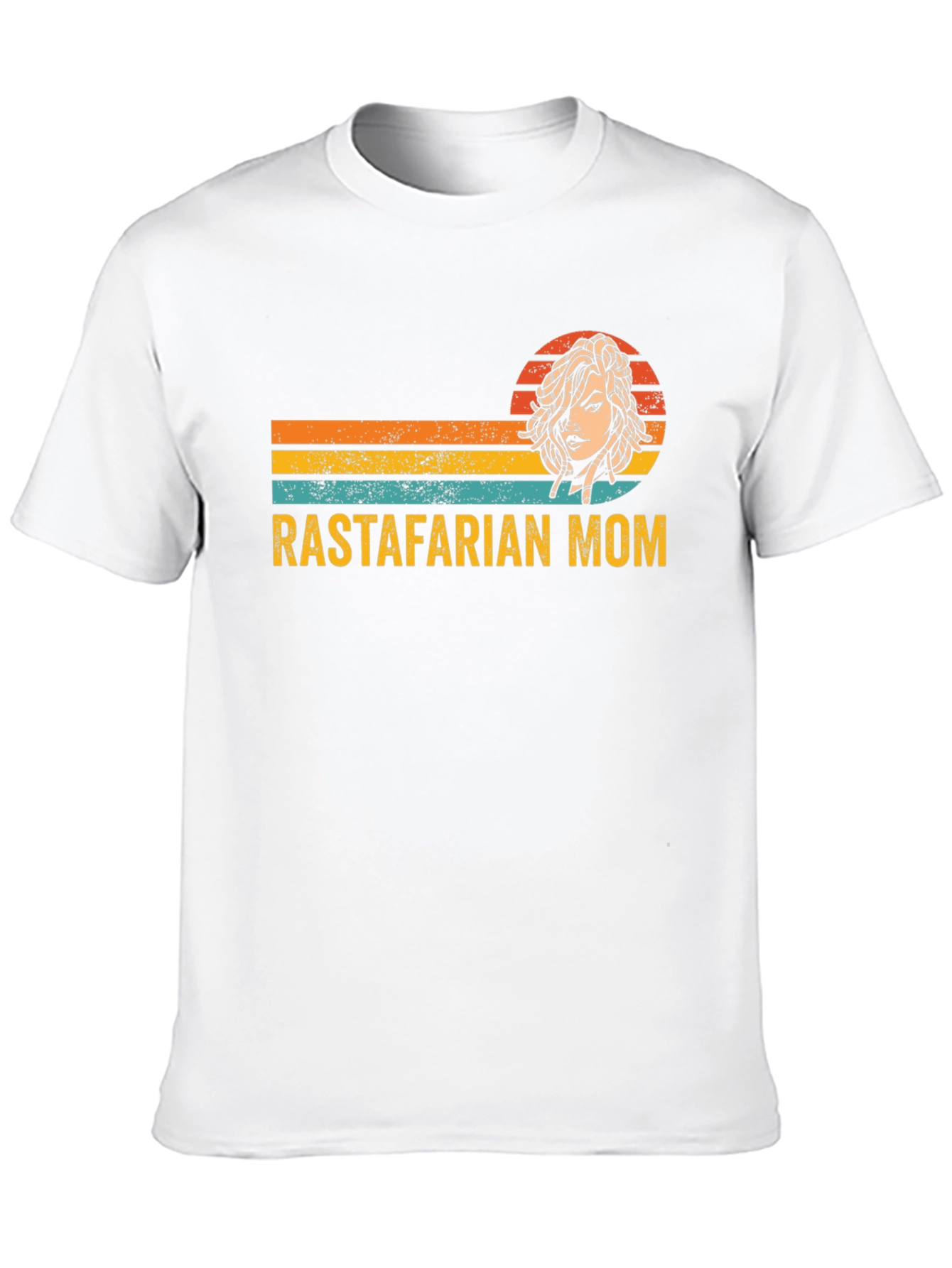 Rastafarian Mom Graphic Tee - Stylish & Unique
