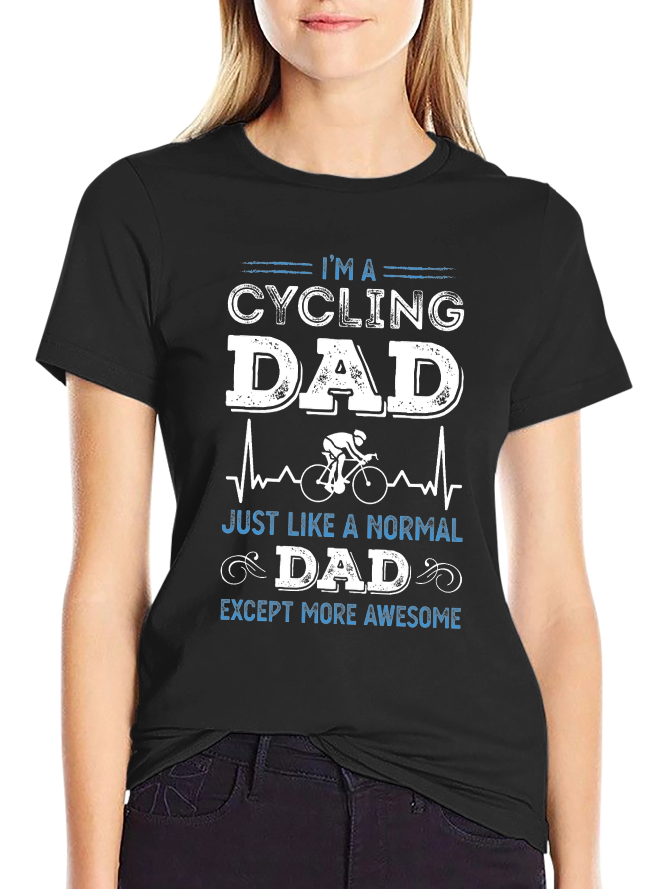 Cycling Dad T-Shirt - Awesome Fathers Day Gift