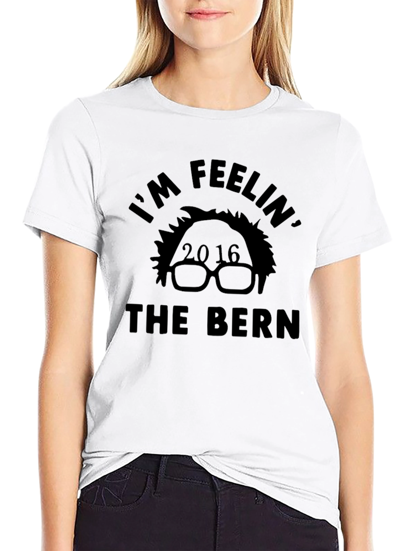 Im Feelin The Bern Black T-Shirt