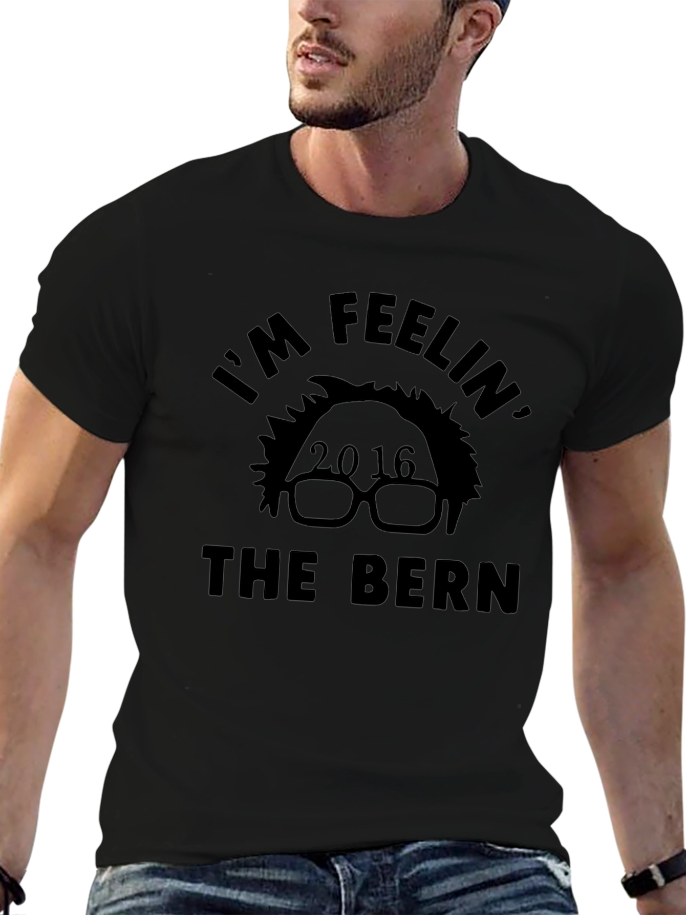 Im Feelin The Bern Black T-Shirt