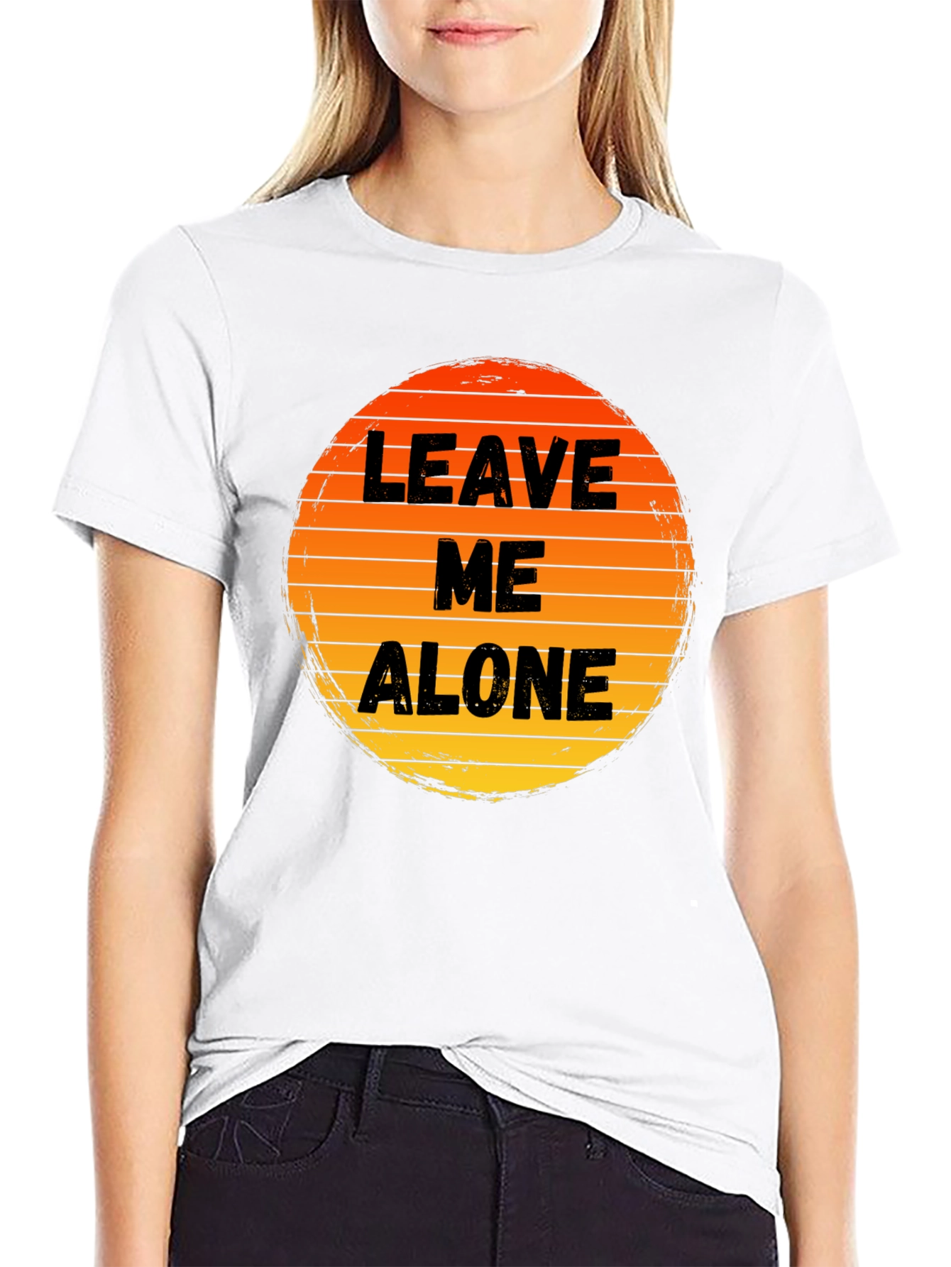 Leave Me Alone Sunset Graphic Tee