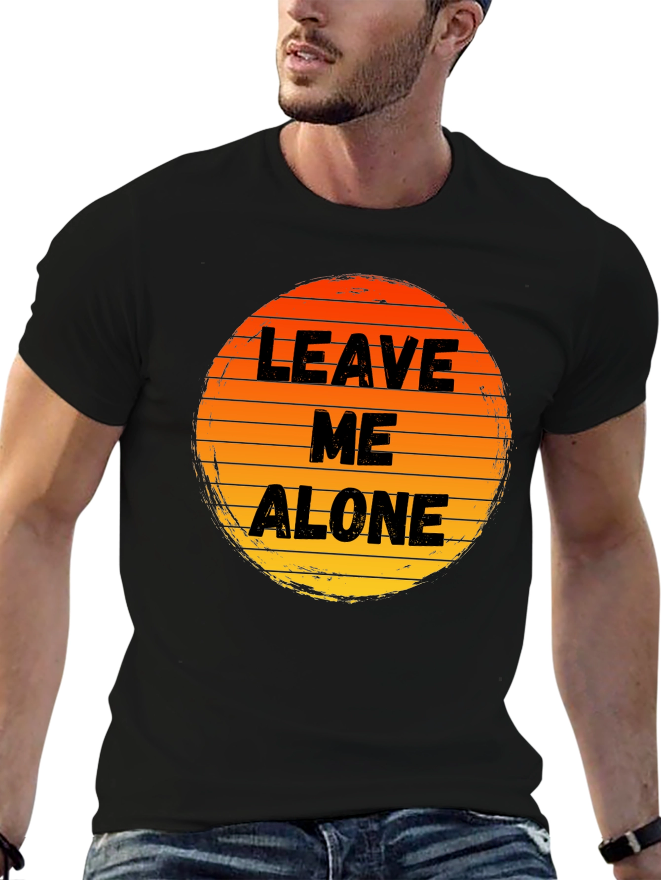 Leave Me Alone Sunset Graphic Tee