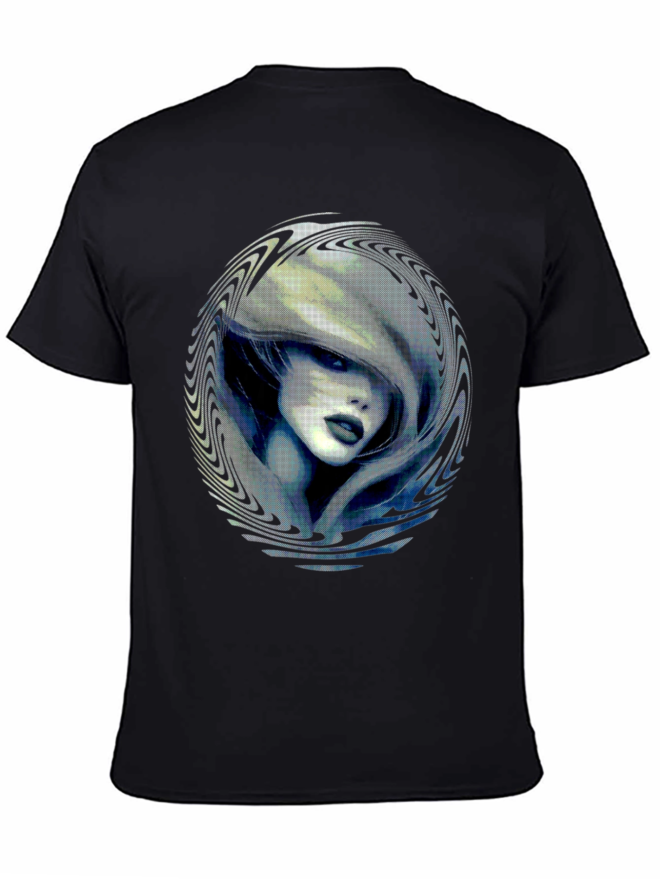 Mystic Woman Graphic Print Black T-Shirt