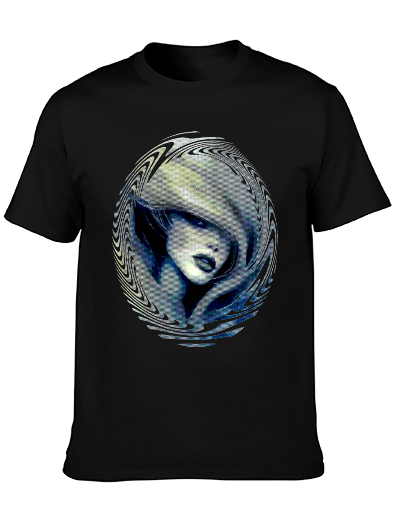 Mystic Woman Graphic Print Black T-Shirt