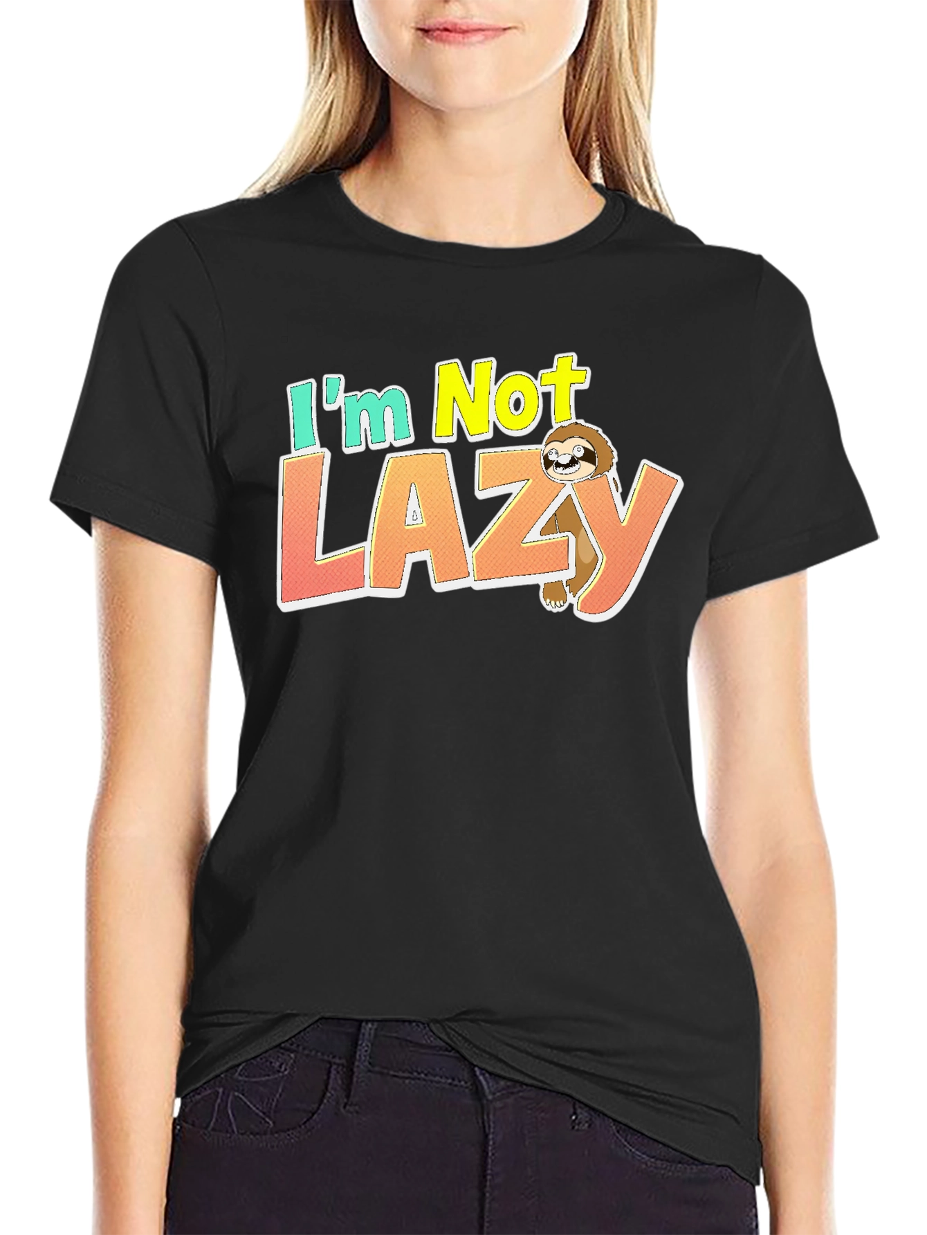Im Not Lazy Sloth Graphic T-Shirt