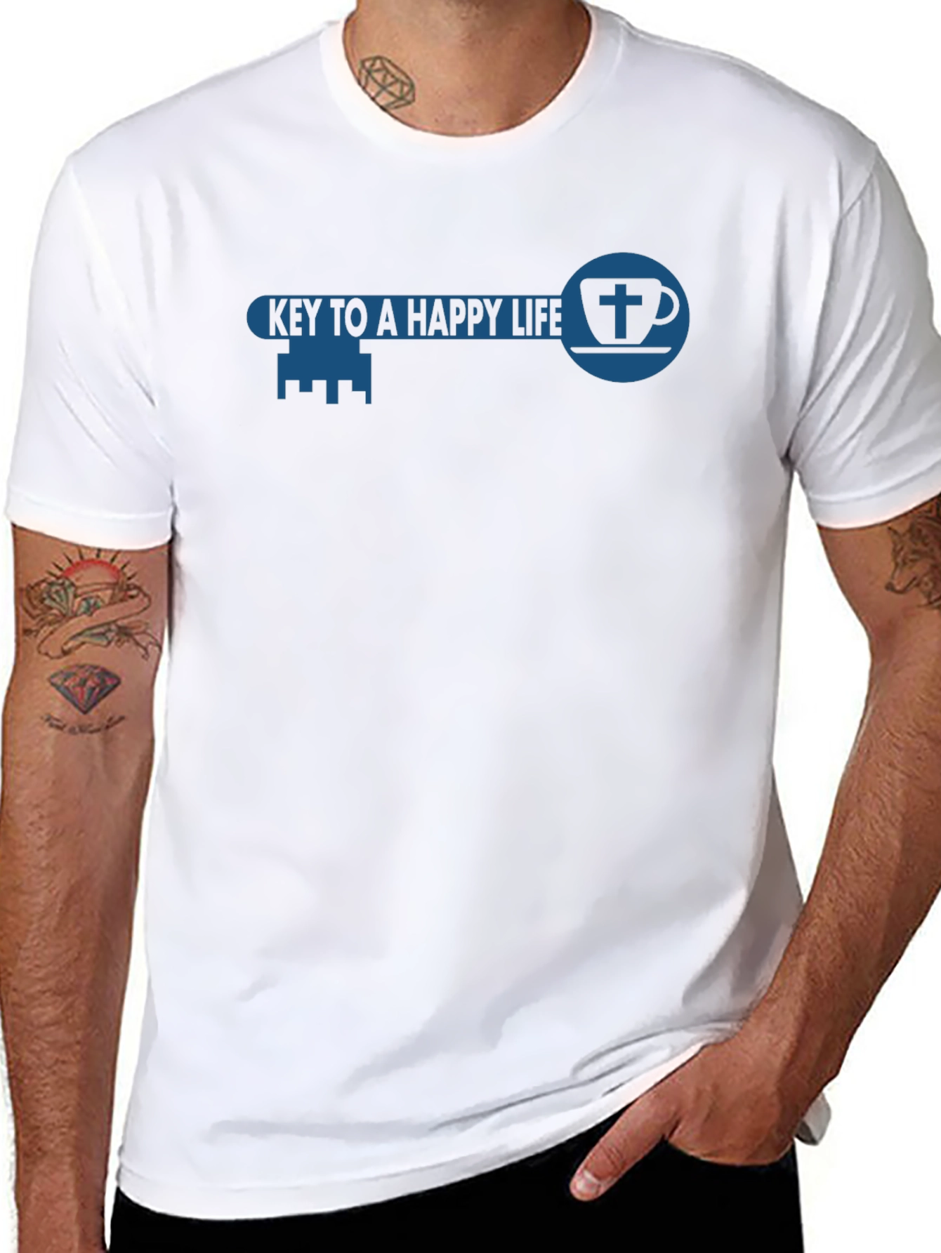 Key to a Happy Life Christian T-Shirt