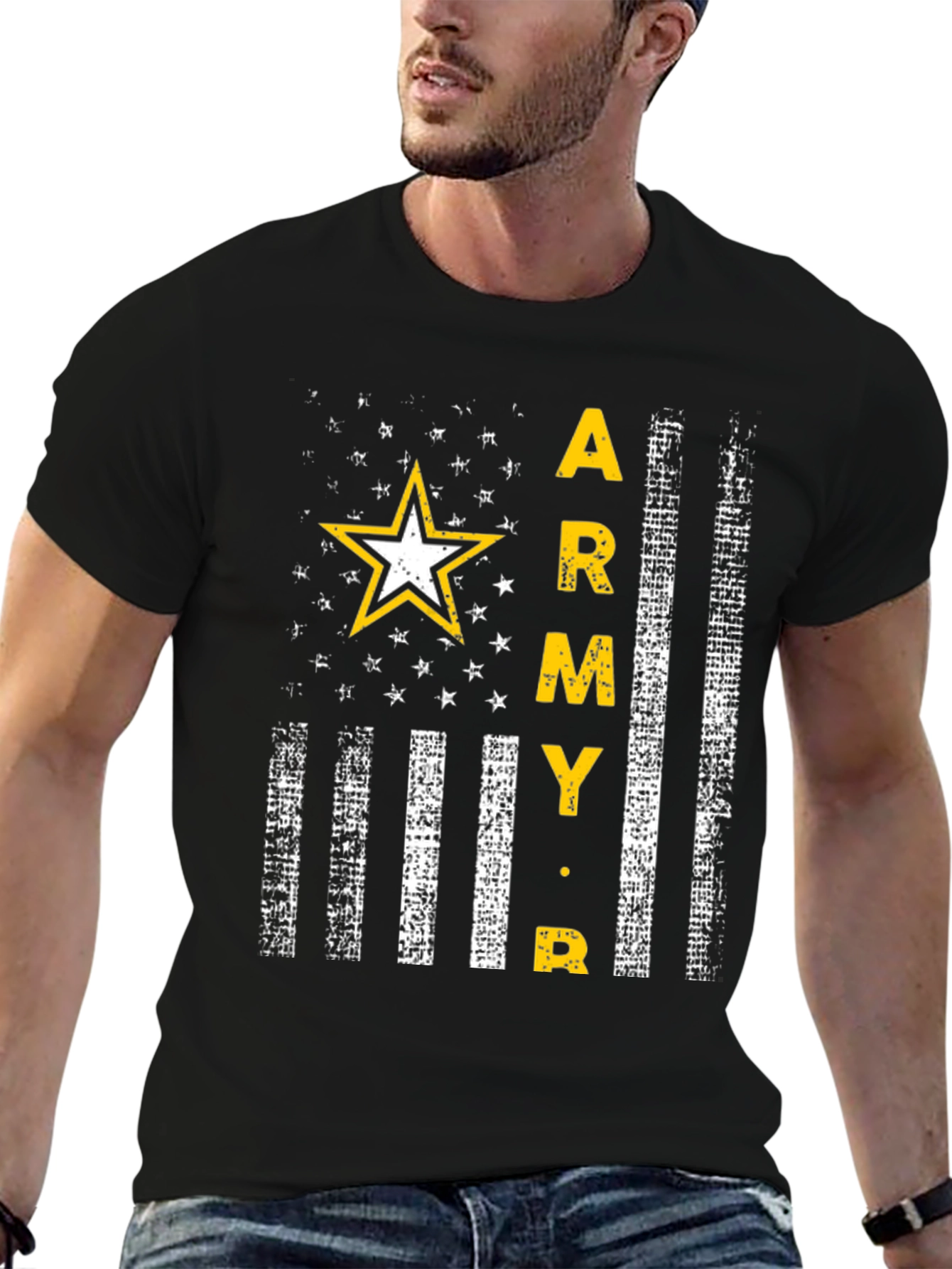 Army Flag Graphic T-Shirt