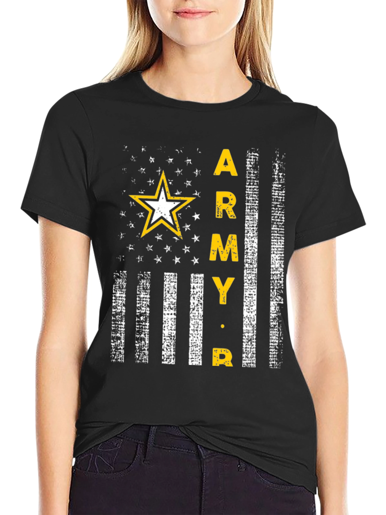 Army Flag Graphic T-Shirt