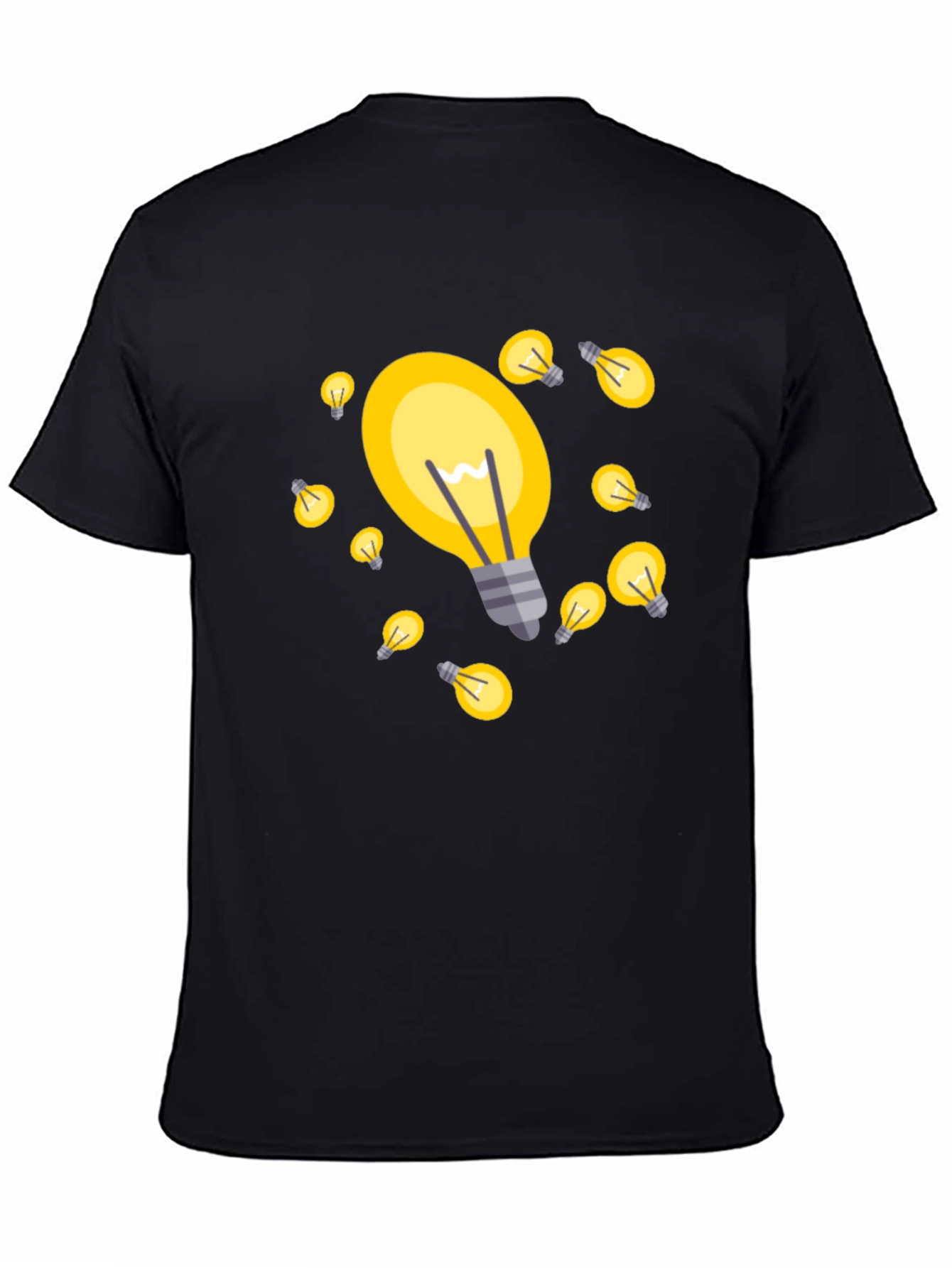 Bright Ideas T-Shirt - Black Cotton Blend