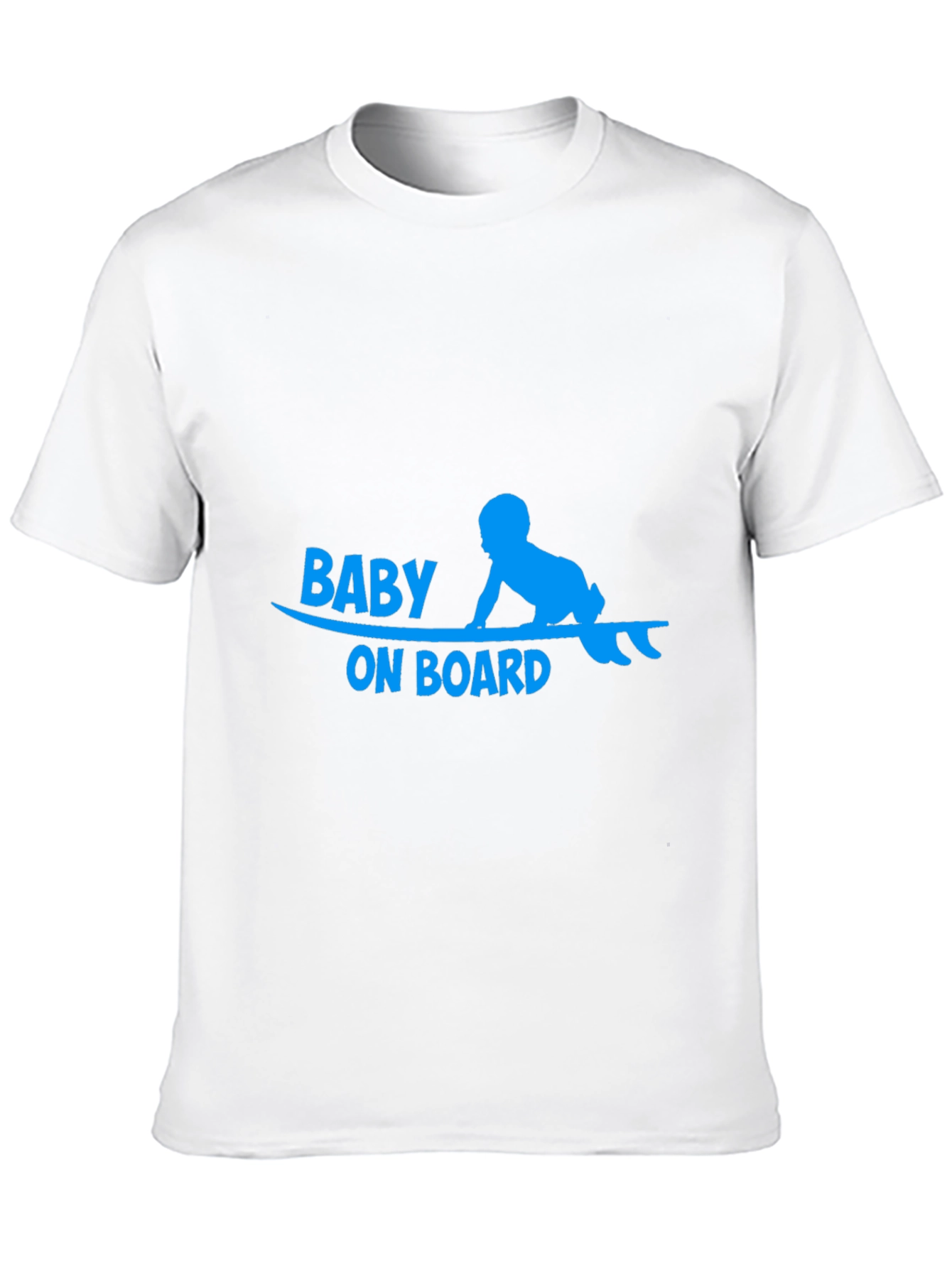 Baby on Board T-Shirt - Surfing Baby Design