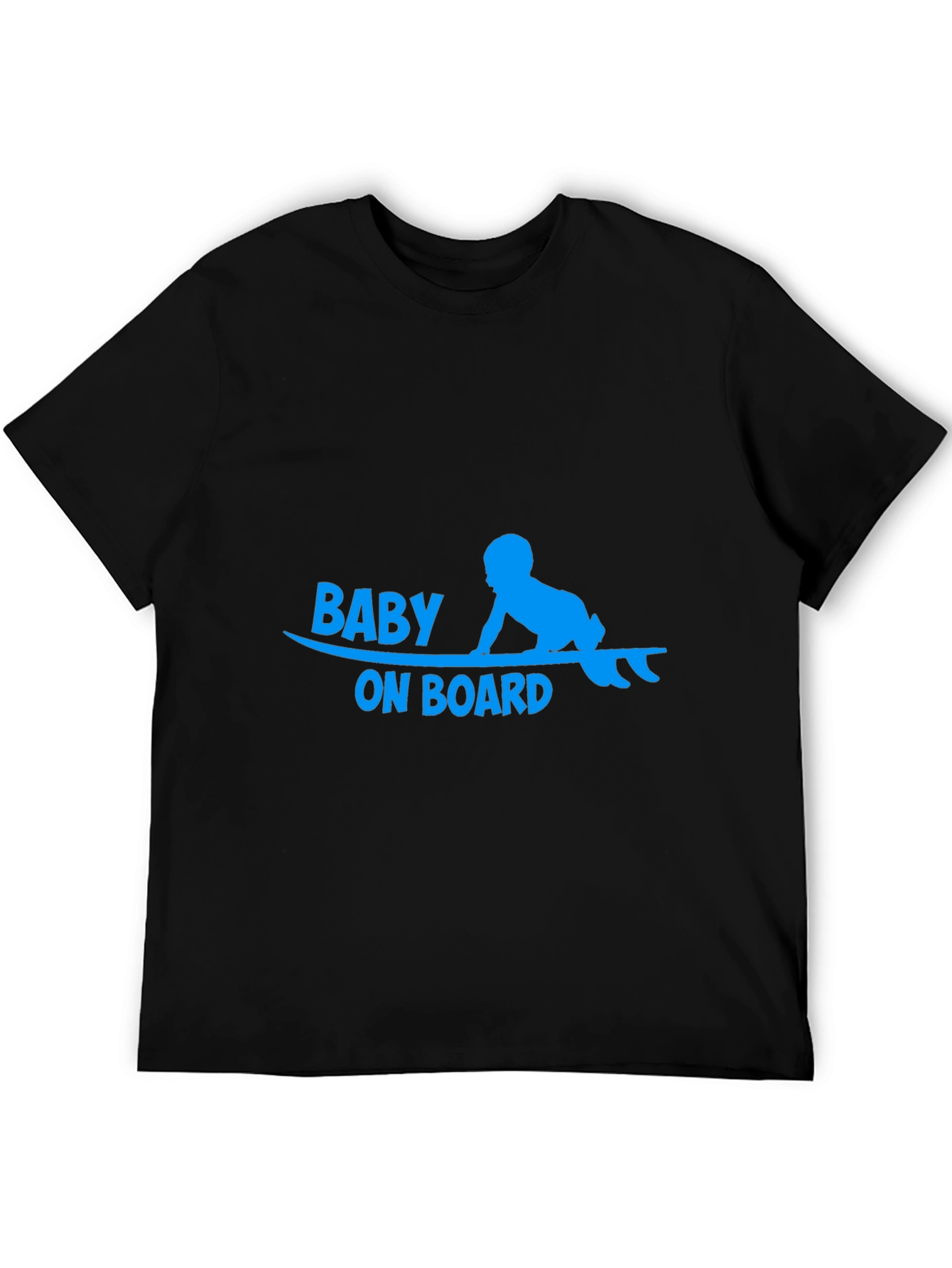 Baby on Board T-Shirt - Surfing Baby Design