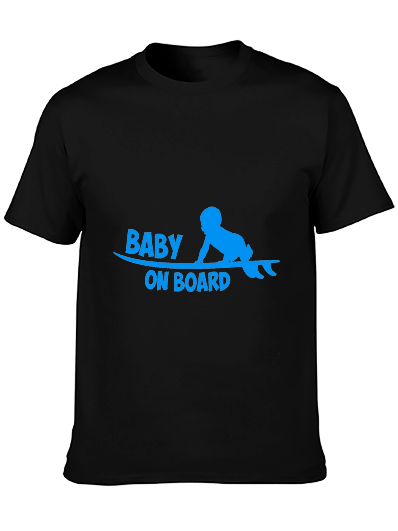 Baby on Board T-Shirt - Surfing Baby Design